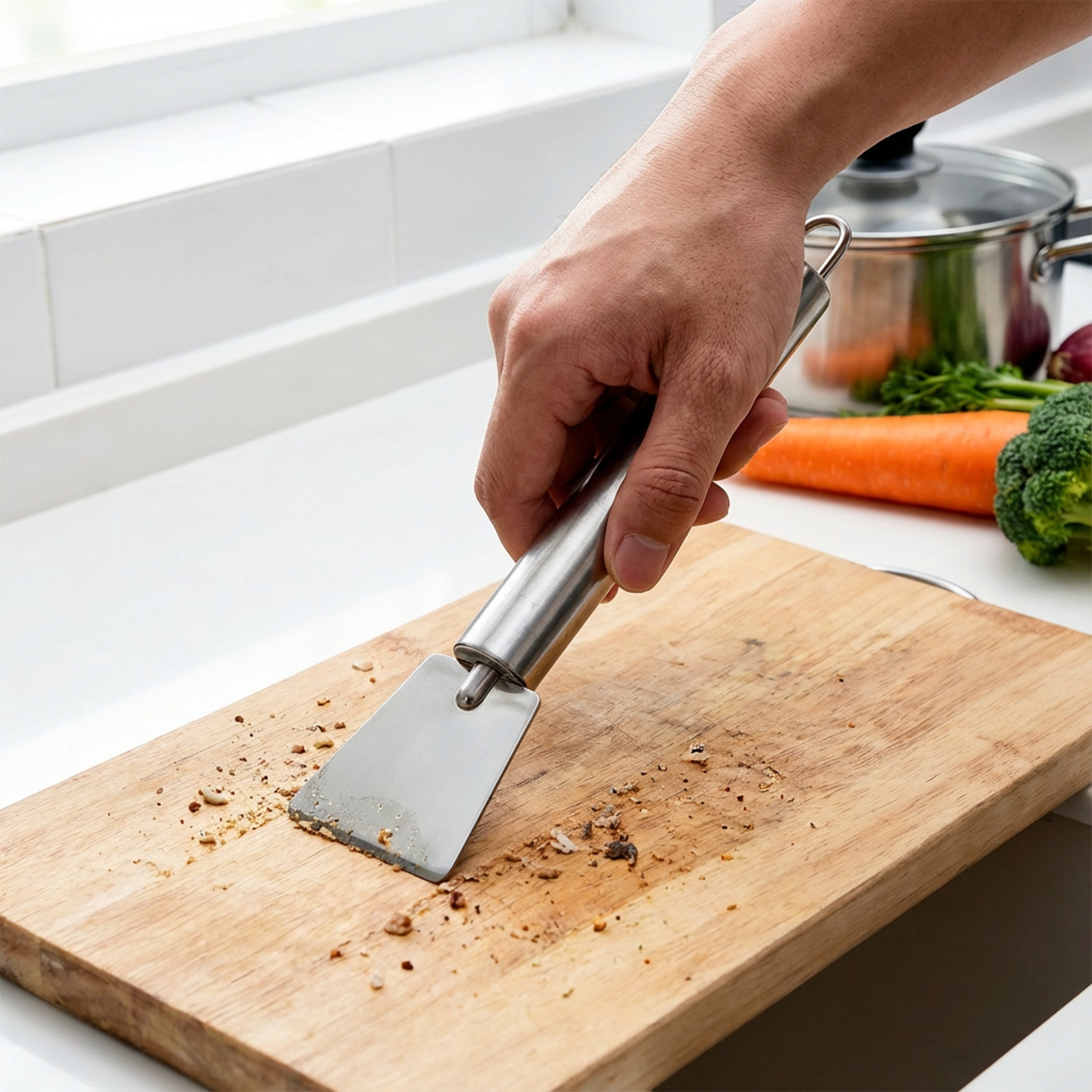 Versatile Kitchen Scraper for Glue, Labels, Tight Spots, Non-Scratch Tool – view 4