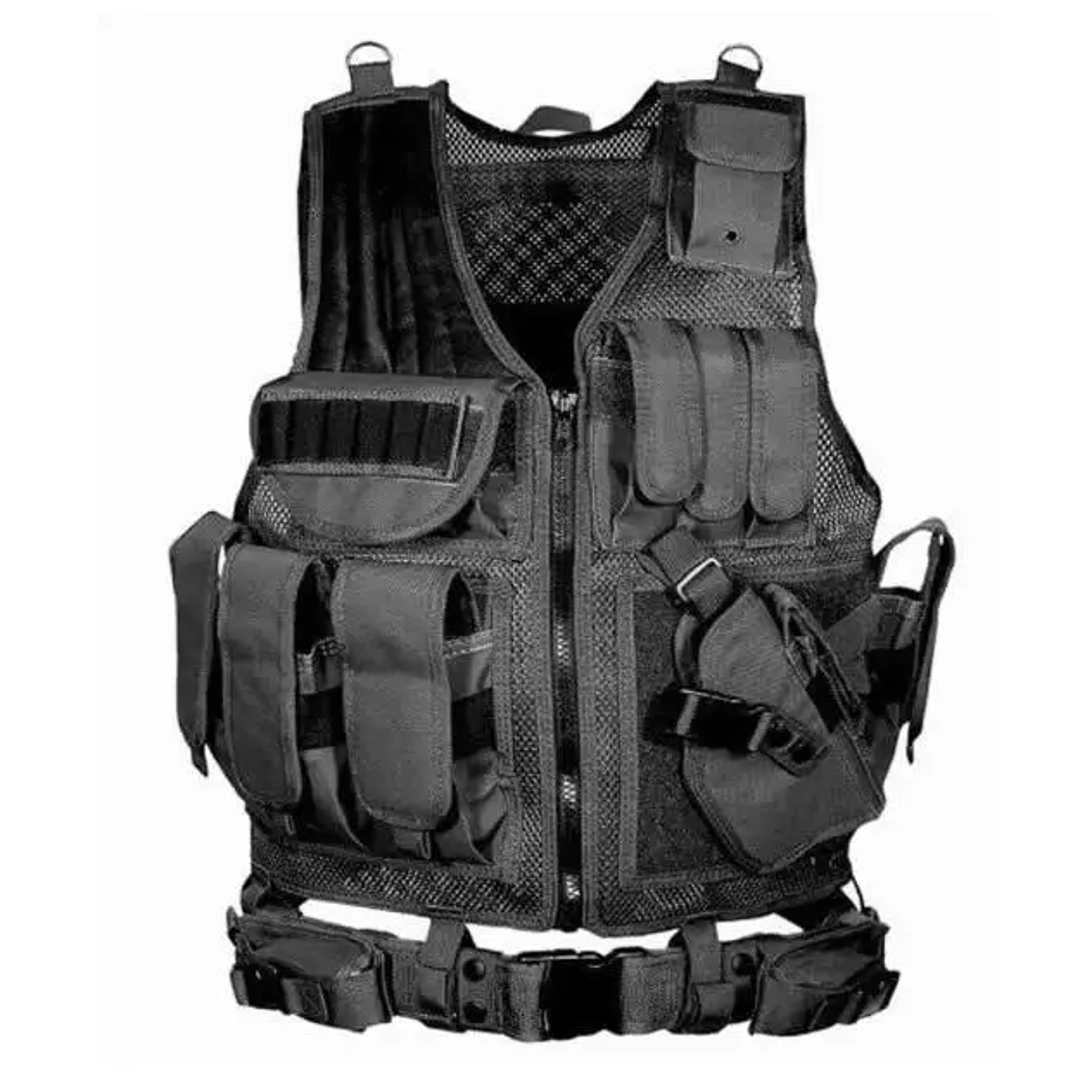 Military Tactical SWAT Vest  MultiPocket Combat Body Armor For Security Hunting Airsoft  Outdoor Tr 7