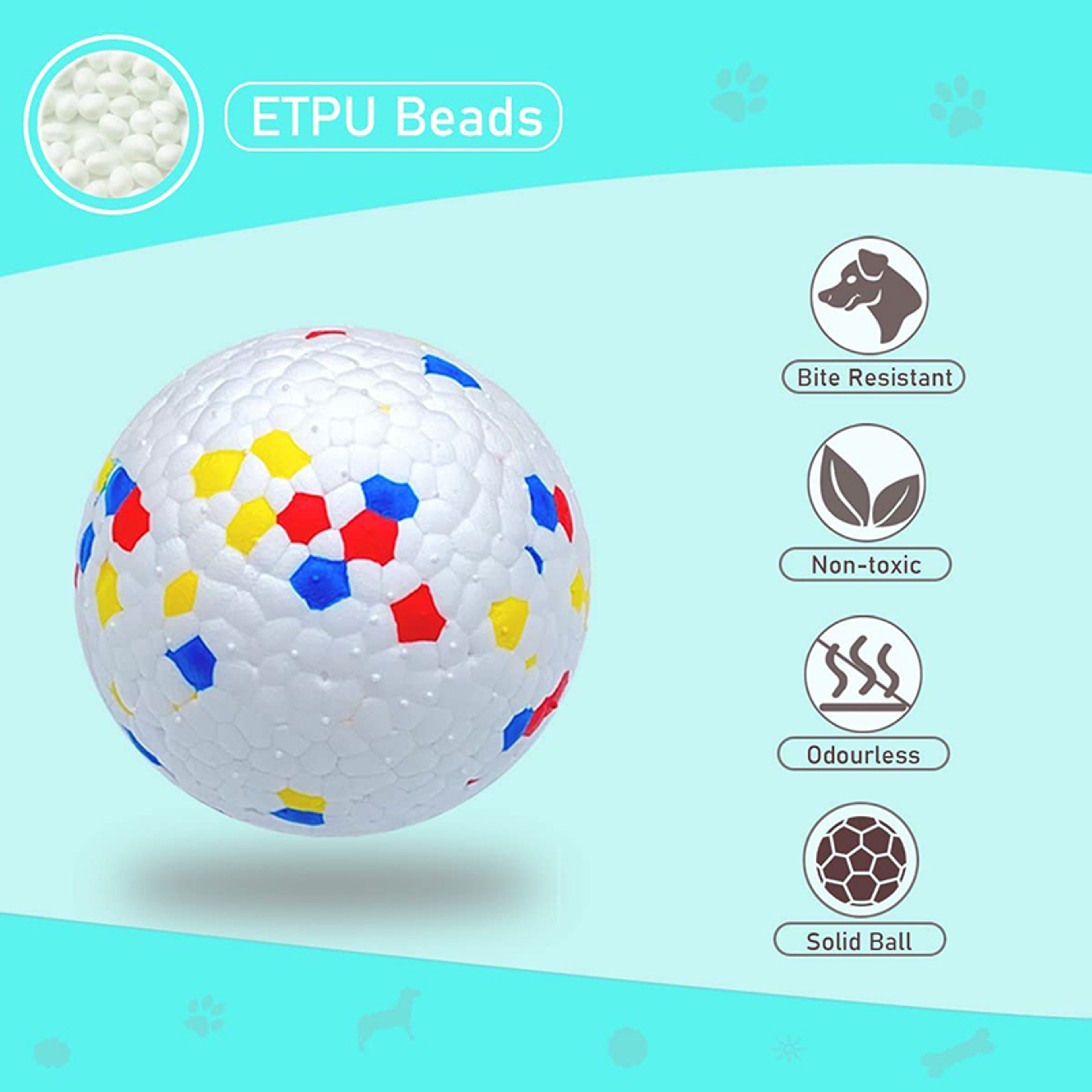 Bite Resistant Dog Chew Ball Toy for Small & Large Dogs | High Elasticity  Interactive Pet Toy – view 7