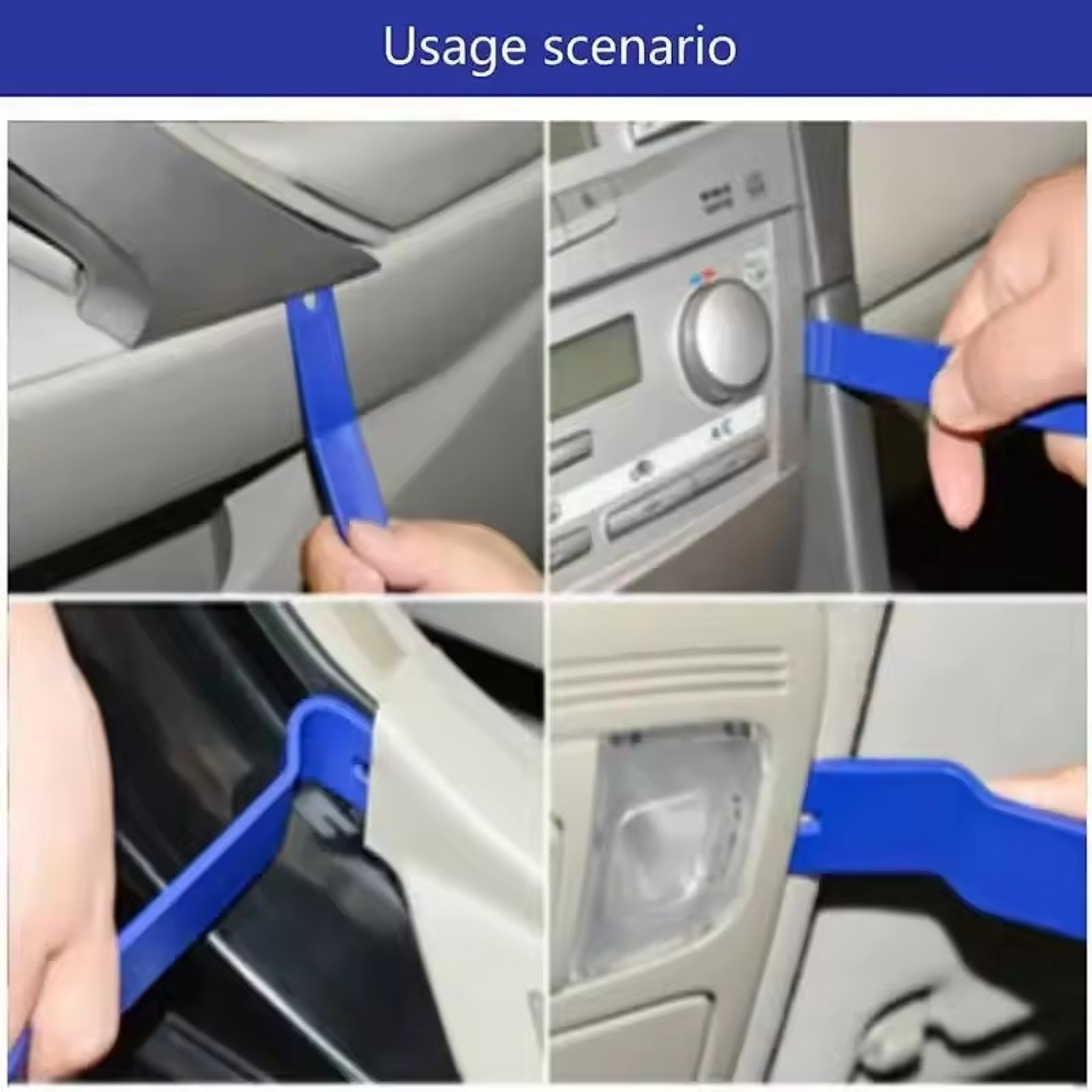 Car Interior Trim Removal Tool Kit  Car Dashboard Stereo DVD  Panel Disassembly Tools 3