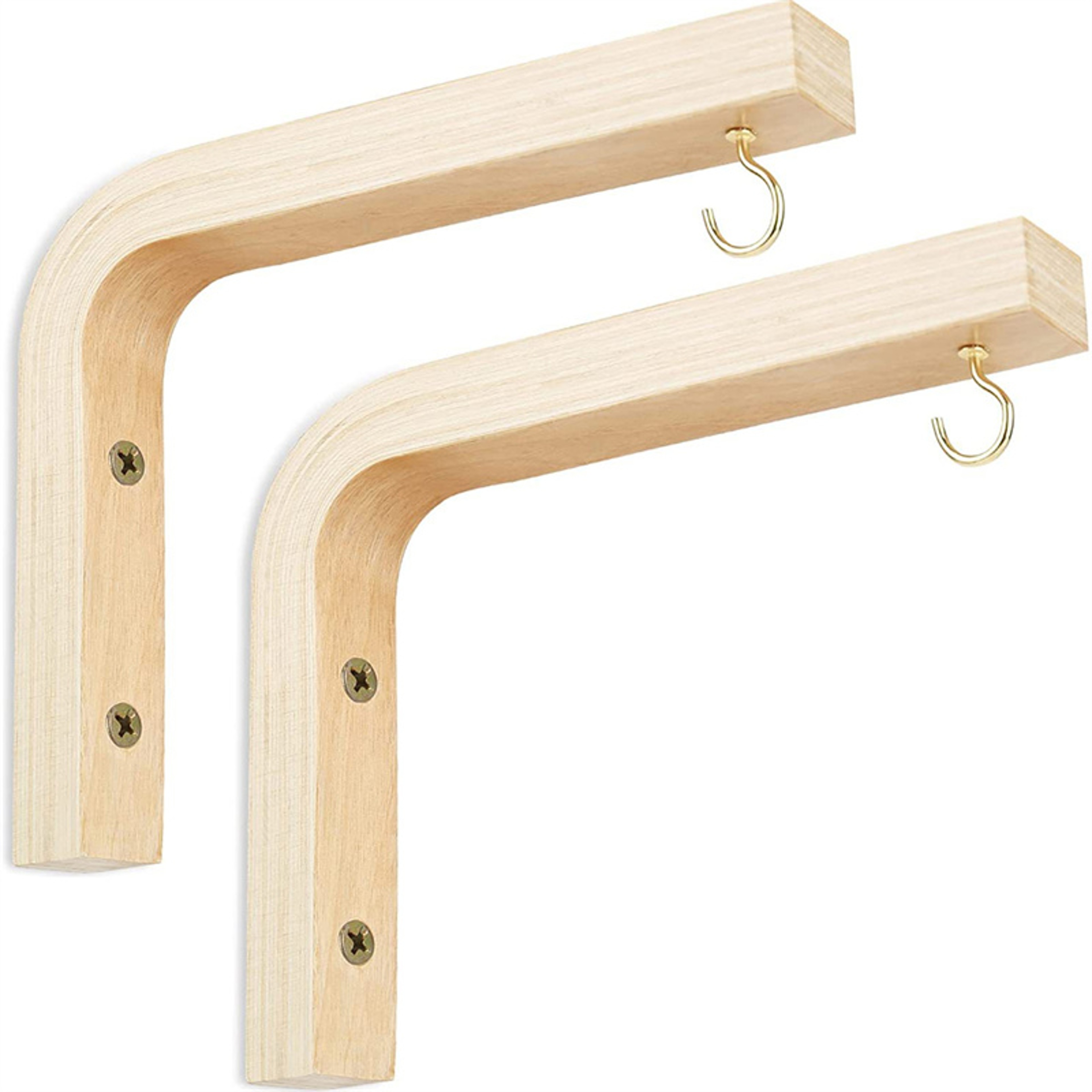 Nordic Natural Wood Wall Plant Hanger Hook For Lanterns  Wind Chimes  Stylish Balcony Home Decor 3