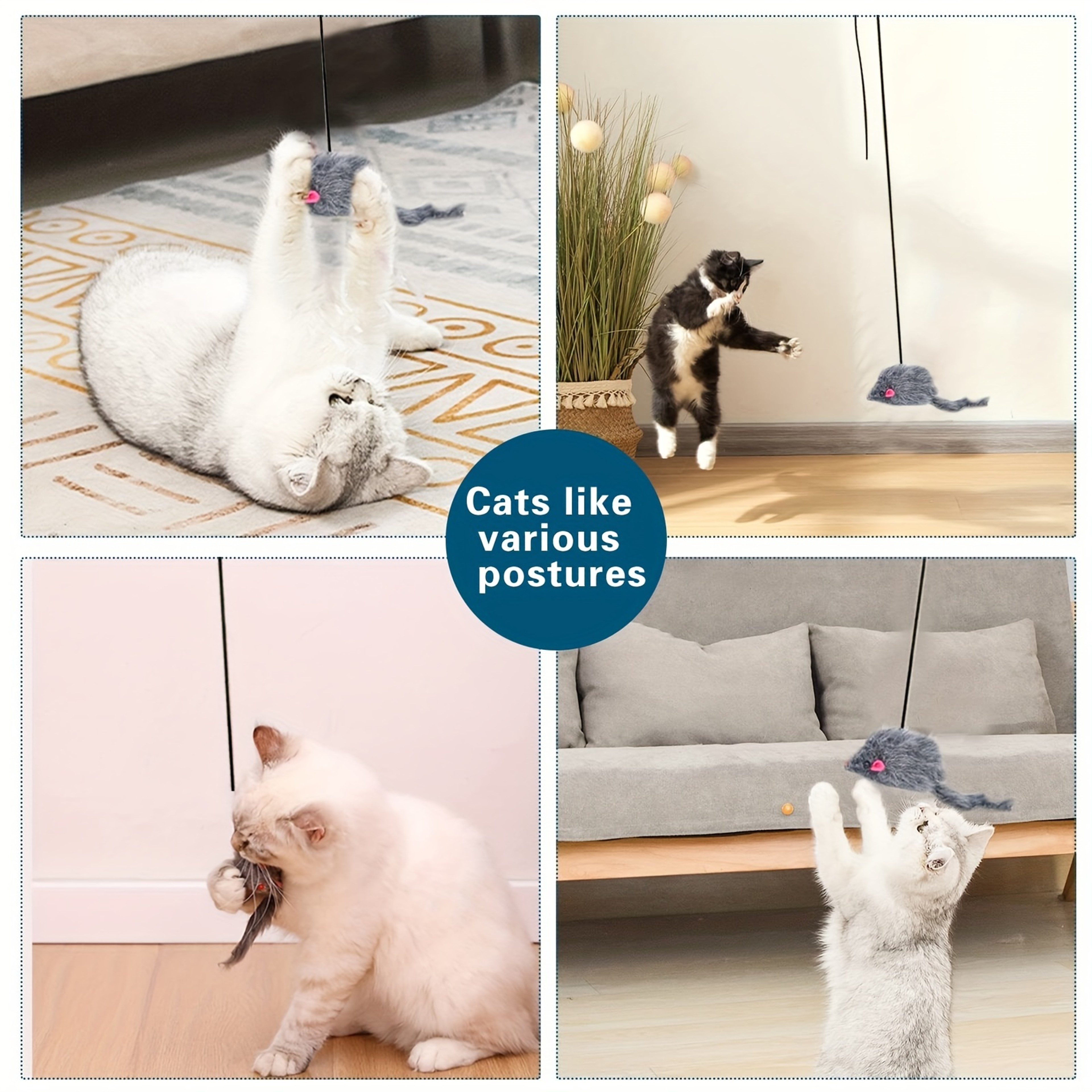 Door Hanging Cat Toy  Stress Relieving Hanging Toy for Cats, Ideal for Living Room, Kitten Entertainment – view 2