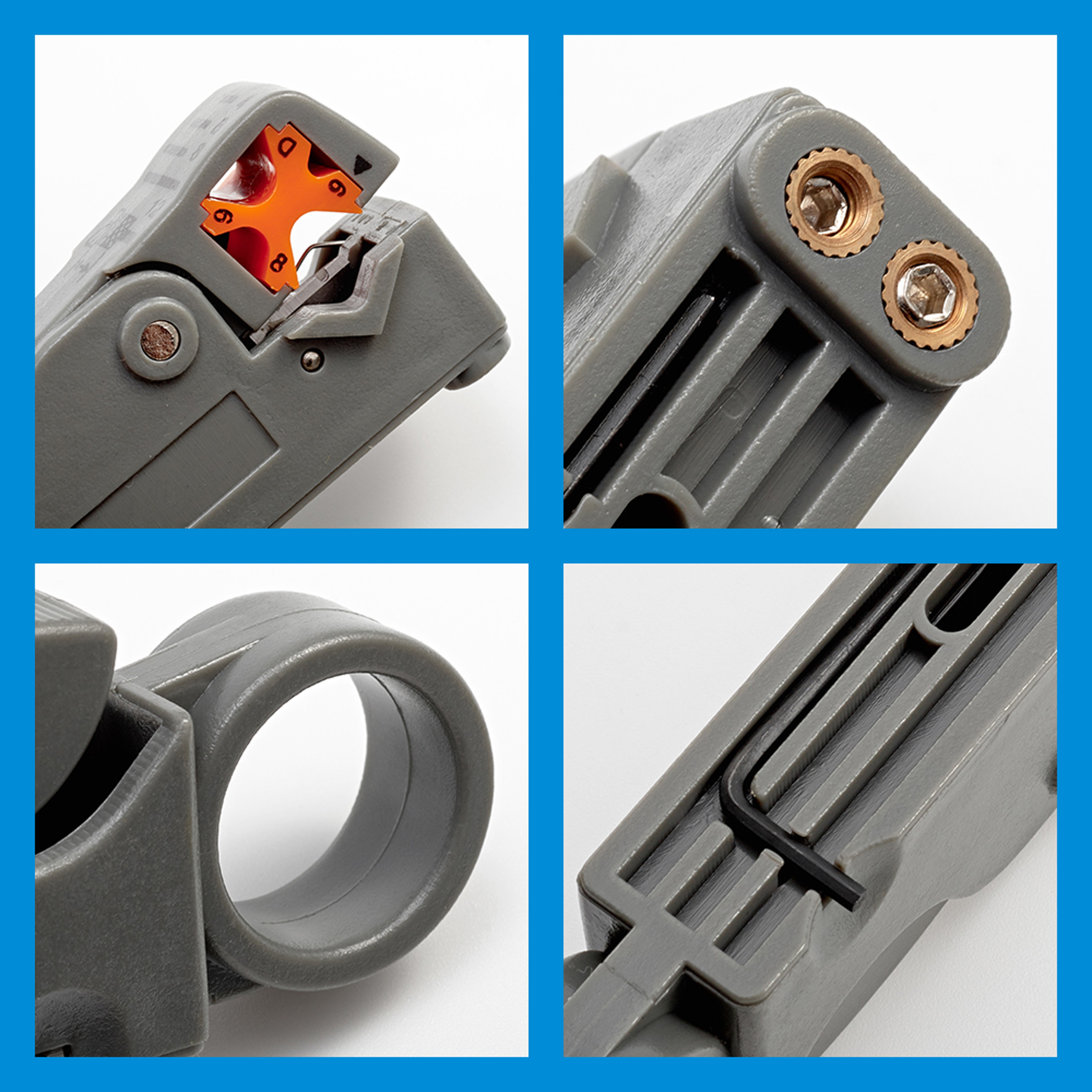 Insulated Stripping Pliers with Hexagon Wrench for Electrical Cables – view 5