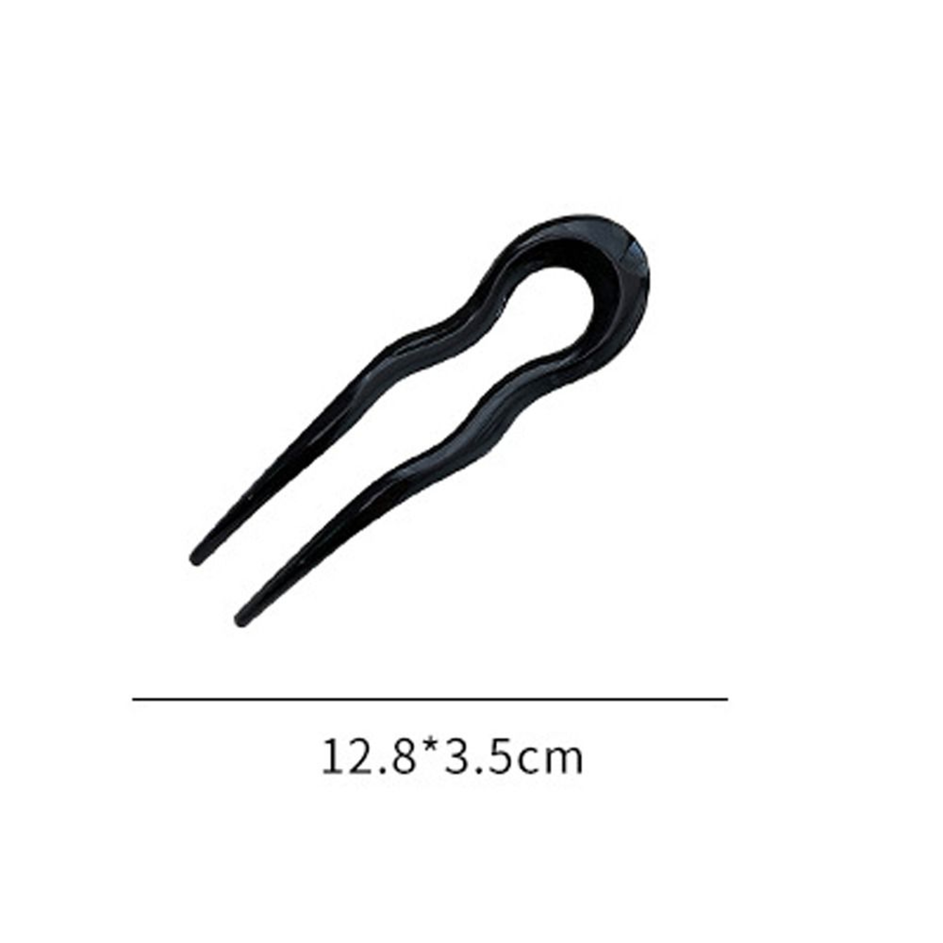 U-Shaped Tortoiseshell Hairpin  Stylish Geometric Design for Women & Girls – view 6