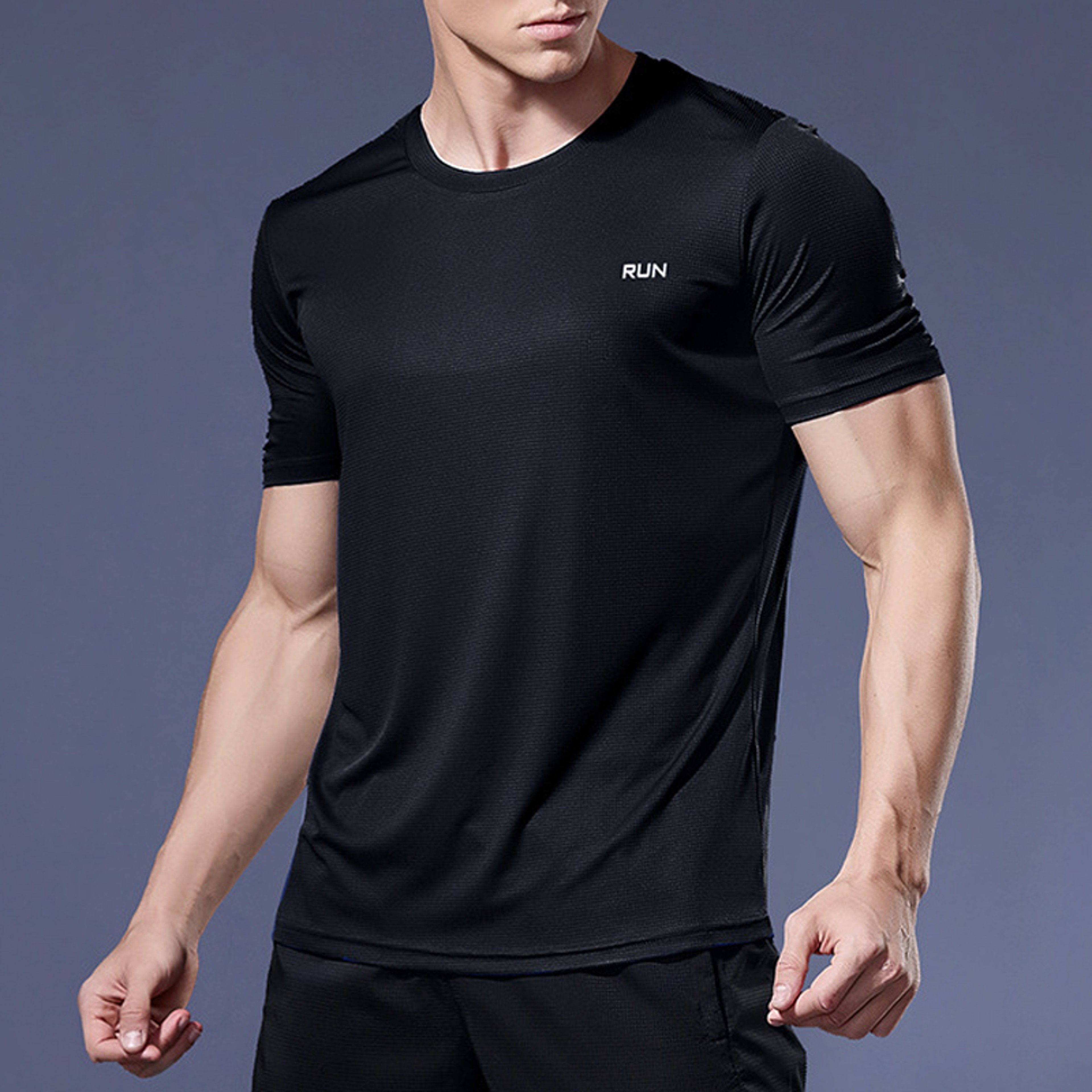 Quick Dry Compression Running TShirt For Men  Lightweight Soccer  Sports Fitness Shirt 1