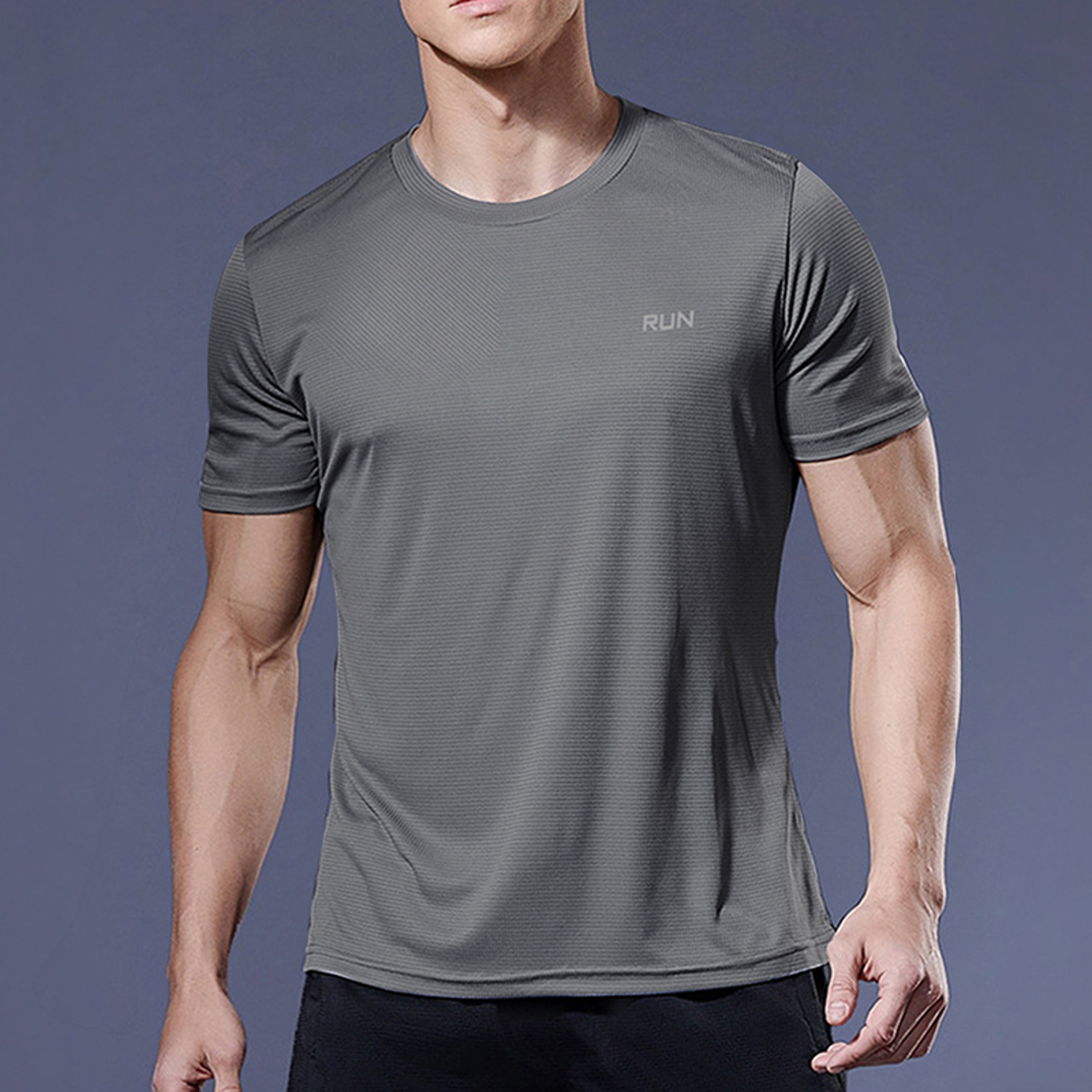 Quick Dry Compression Running TShirt For Men  Lightweight Soccer  Sports Fitness Shirt 3