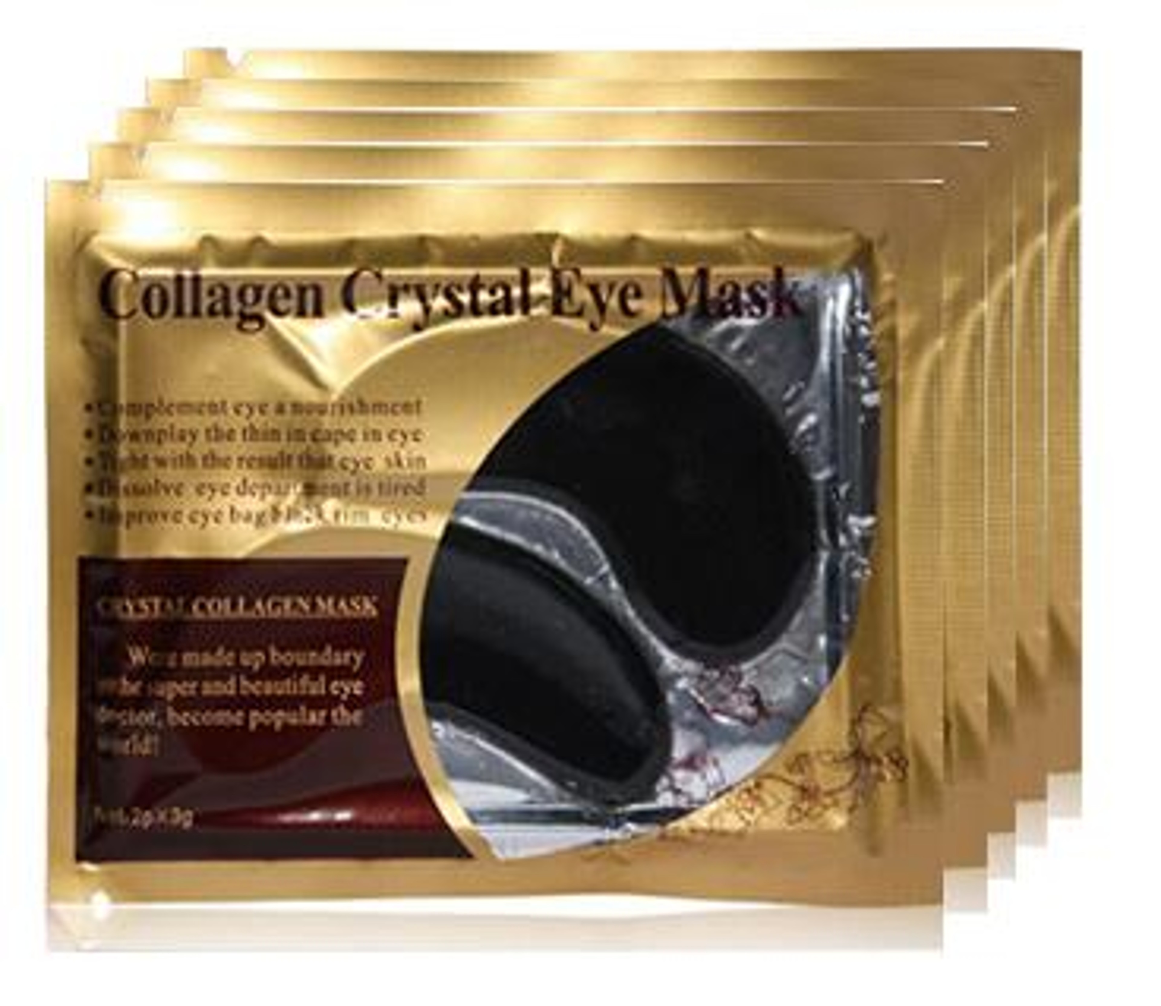 Gold Collagen Crystal Eye Mask  Firming, Moisturizing, and Nourishing Eye Patches for Radiant Skin – view 5