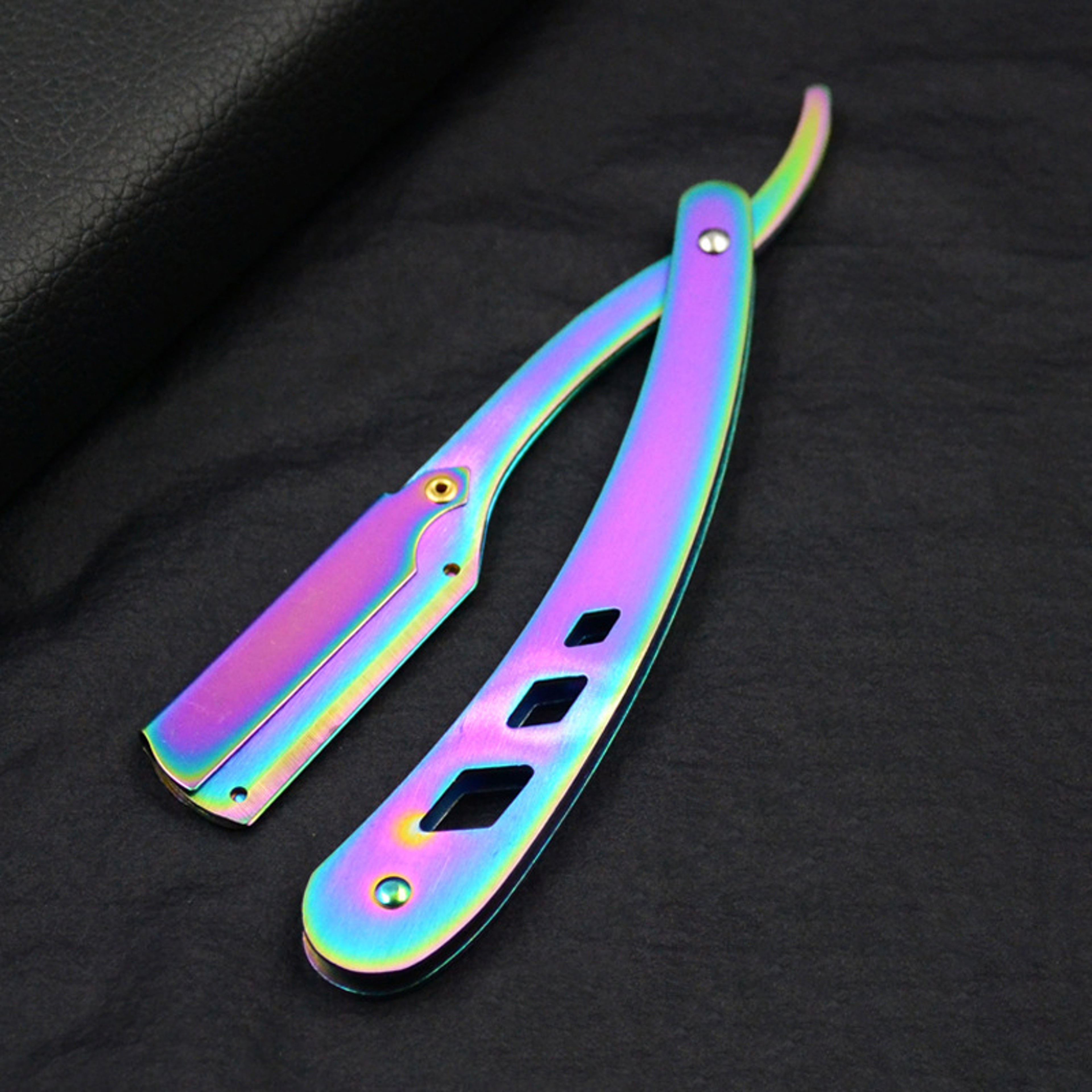 Men's Antique Black Folding Razor  Premium Shaving Knife for Hair Removal – view 14