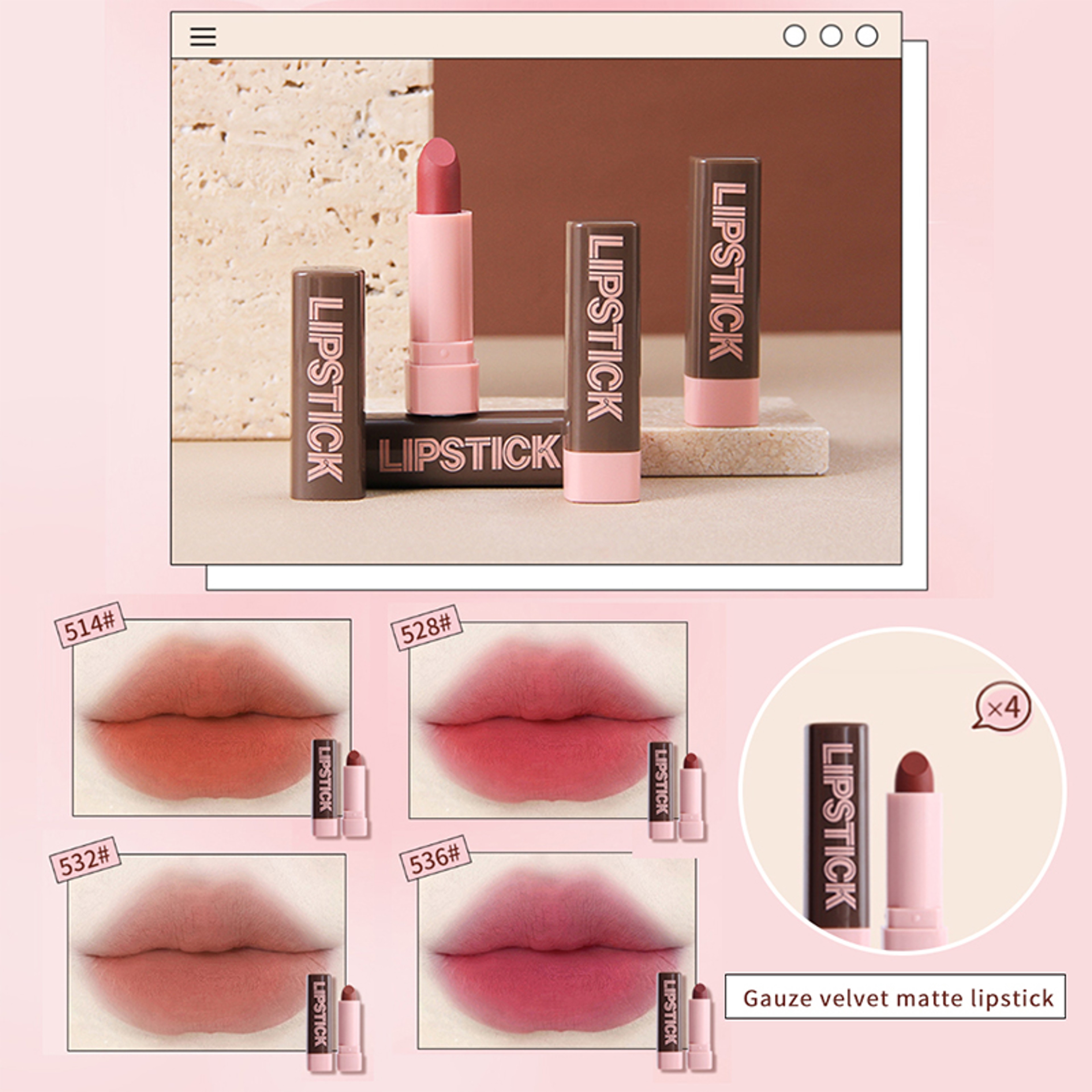 Womens Christmas Makeup Set Lipsticks Powder BB Cream Eyebrow Pencil Mascara  Eyeliner Gift Set 2