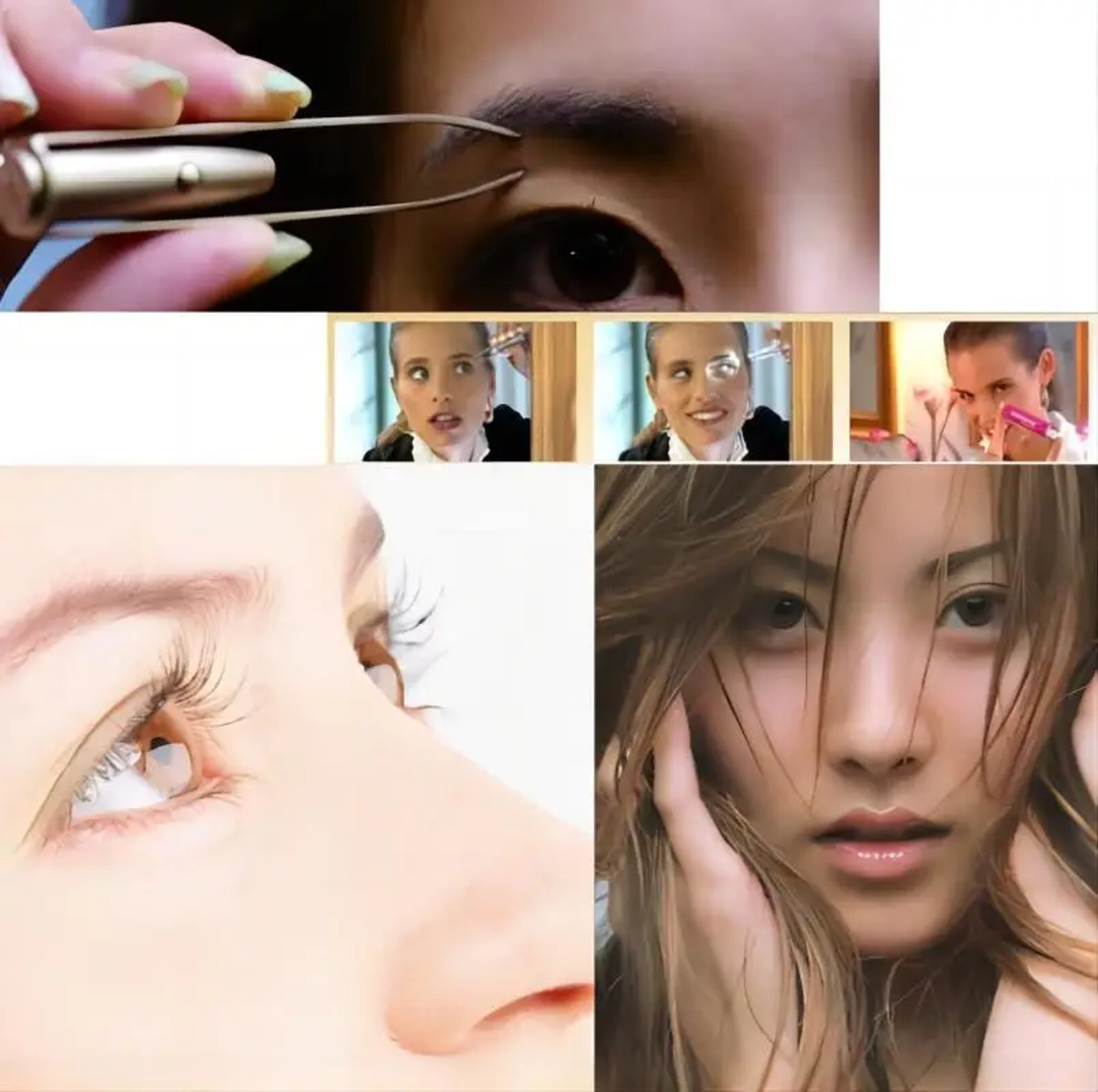 LED Eyebrow Tweezer With Portable Stainless Steel Design For Precise Hair Removal 2