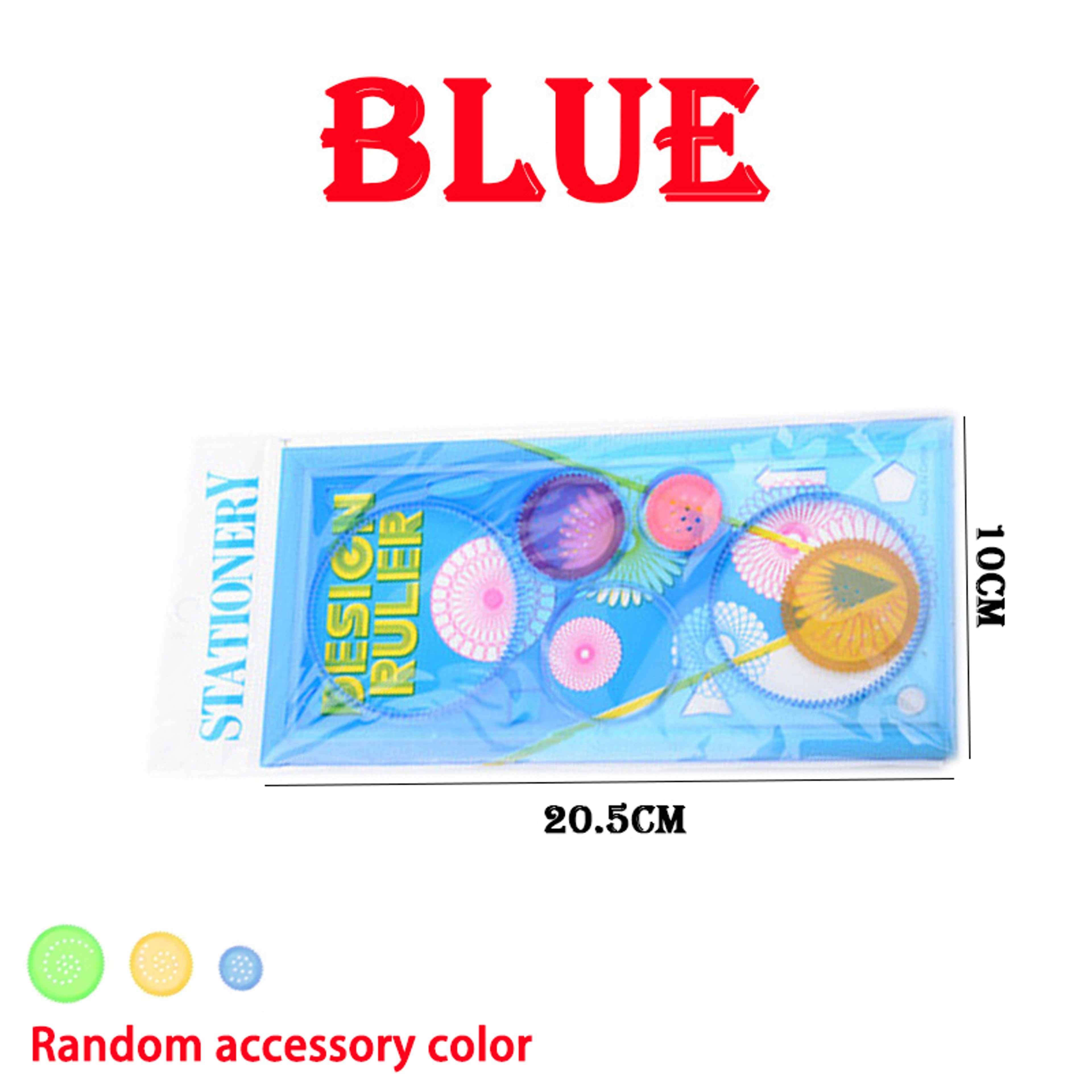 Creative Spirograph Drawing Stencil Set for Kids Educational Art Craft Kit with Floral Templates – view 10