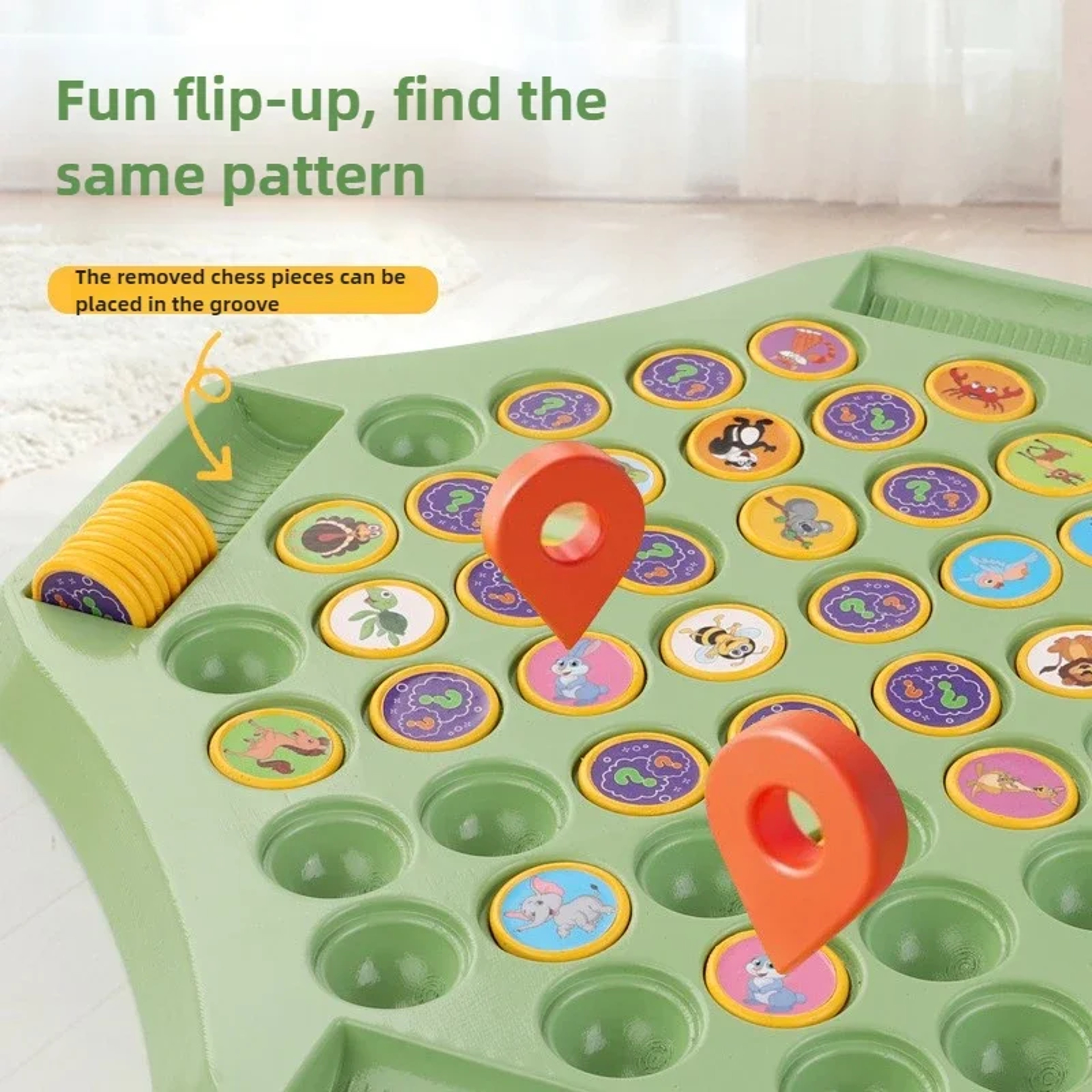 Interactive Animal Flip Chess For Kids  Educational ParentChild Game For Concentration And Observat 5