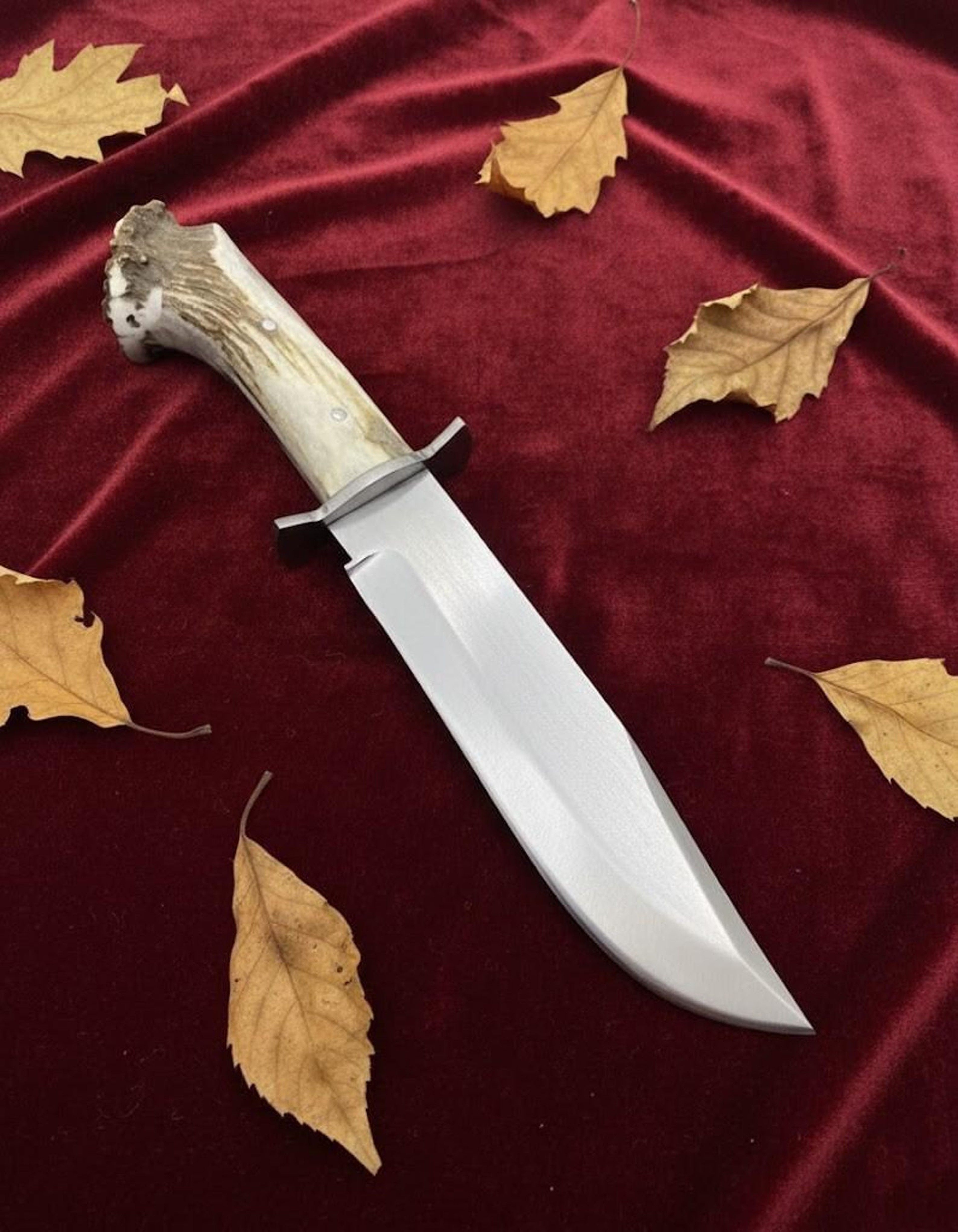 buy antler handle Bowie knife