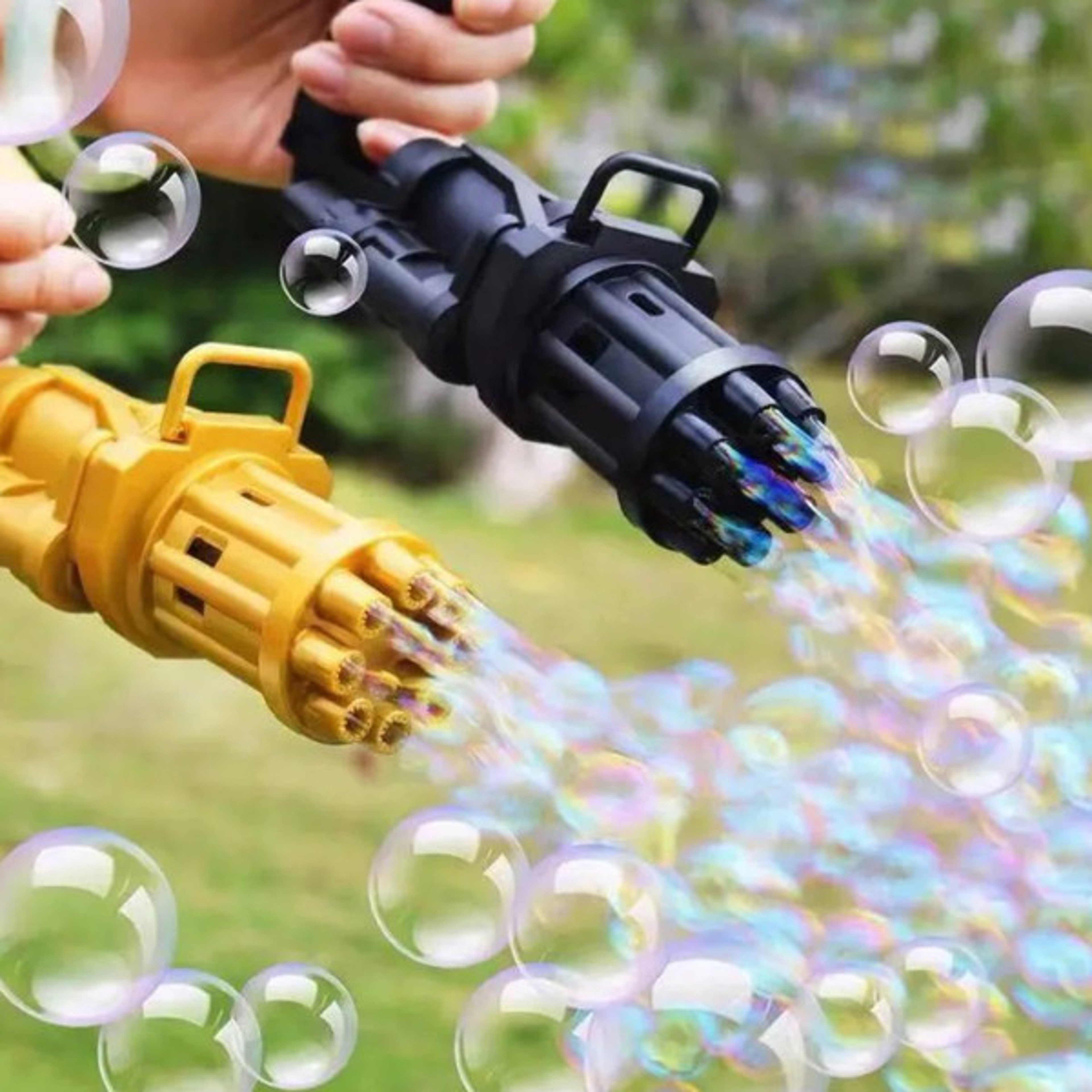 Electric Gatling Bubble Machine Gun Toy 2