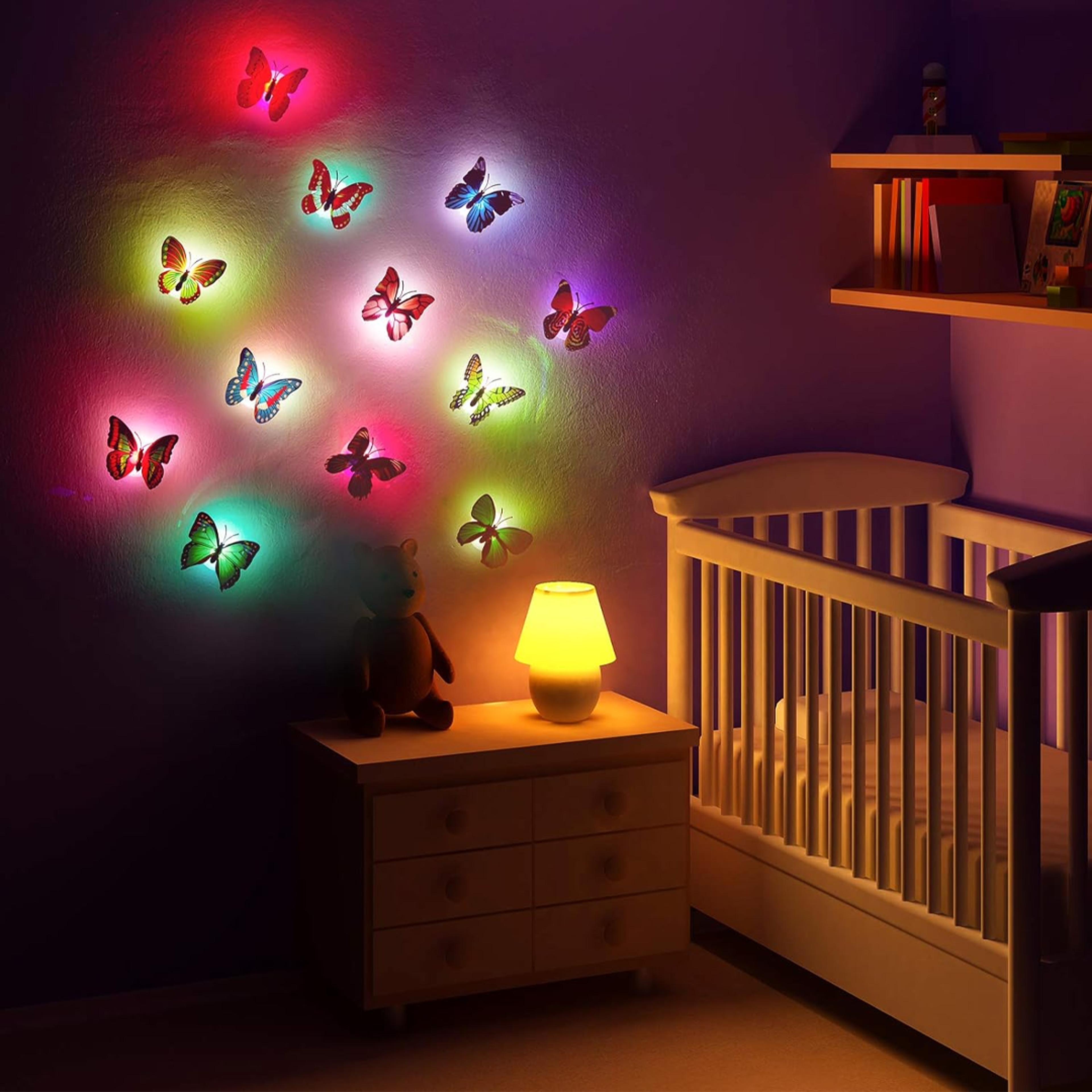LED 3D Butterfly Wall Lights