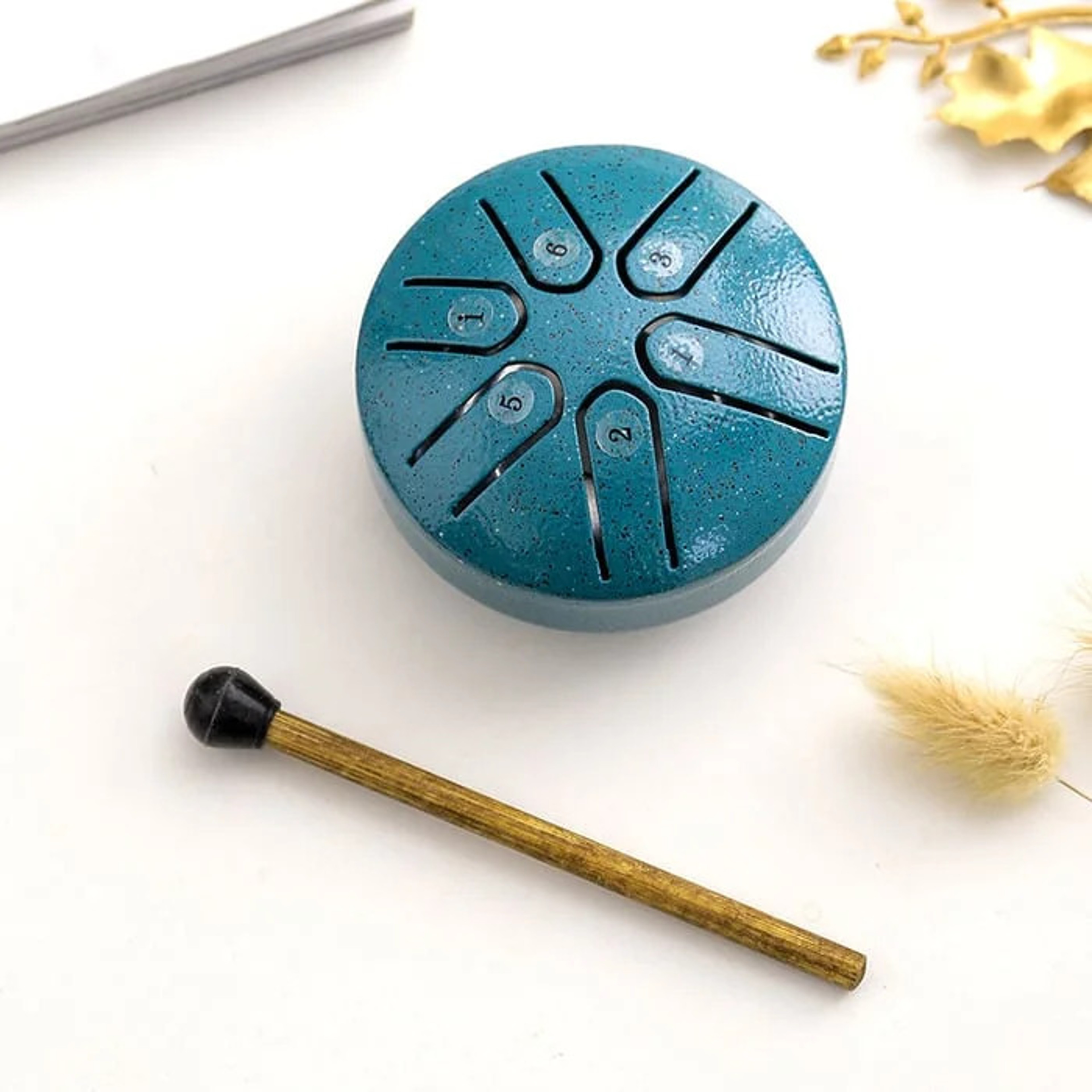 Mini Steel Tongue Drum Kit Green
