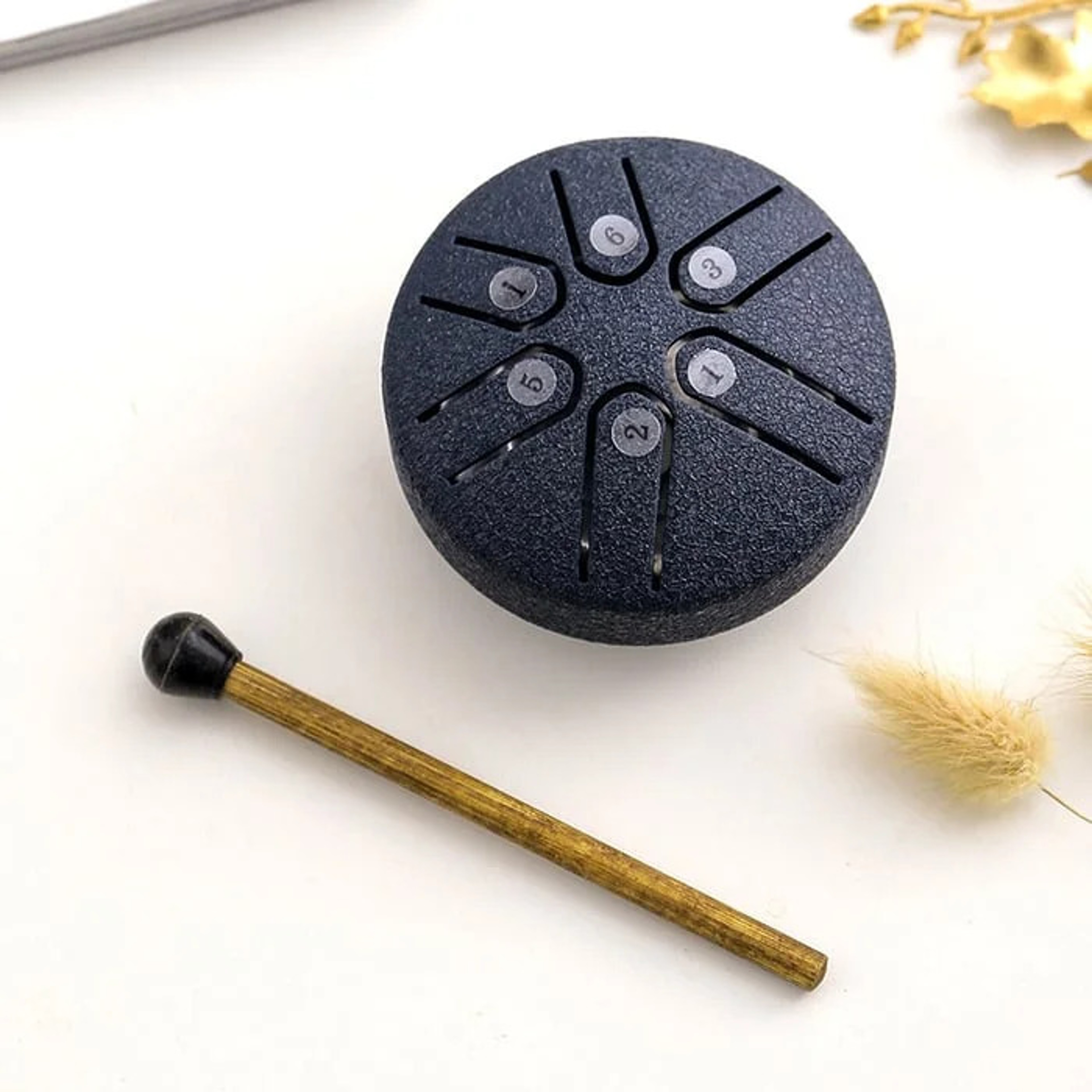 Mini Steel Tongue Drum Kit Navy Blue