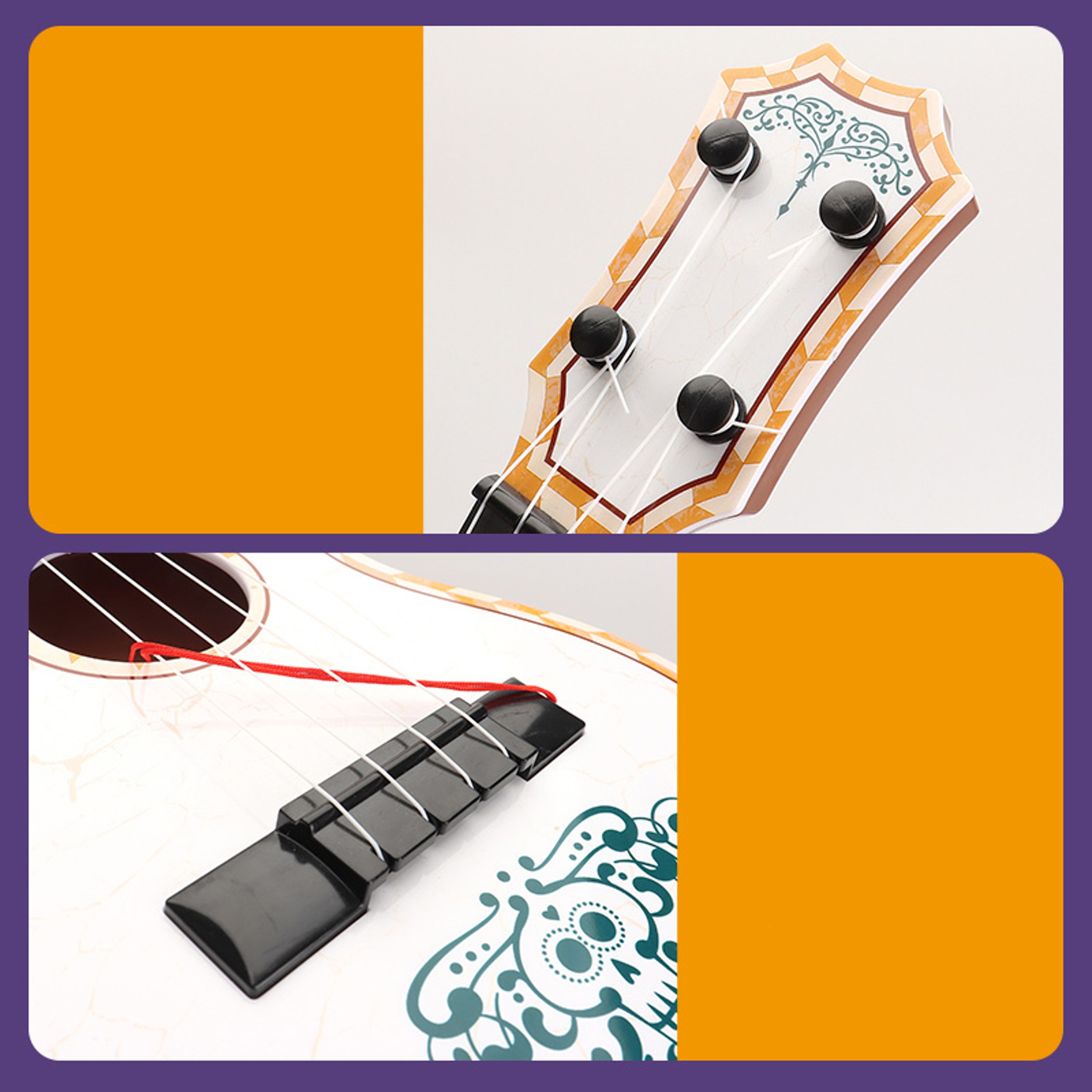 Kids Can Play Yukriri Toy Guitar Fun  Easy Beginner Guitar for Toddlers  Children