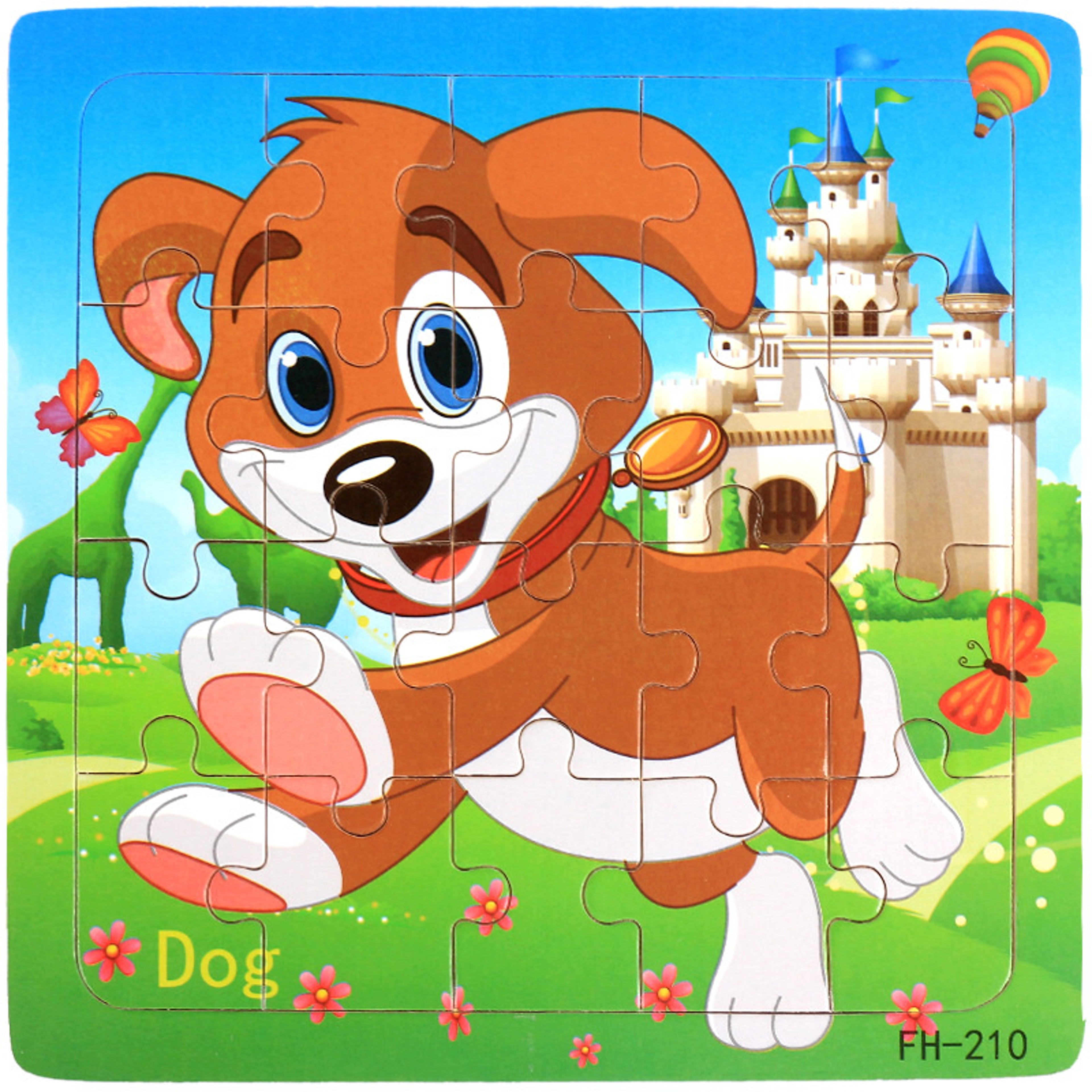 Wooden Puzzle For Babies Cartoon Animal  Vehicle 3D Jigsaw Montessori Educational Toys For Toddlers 11