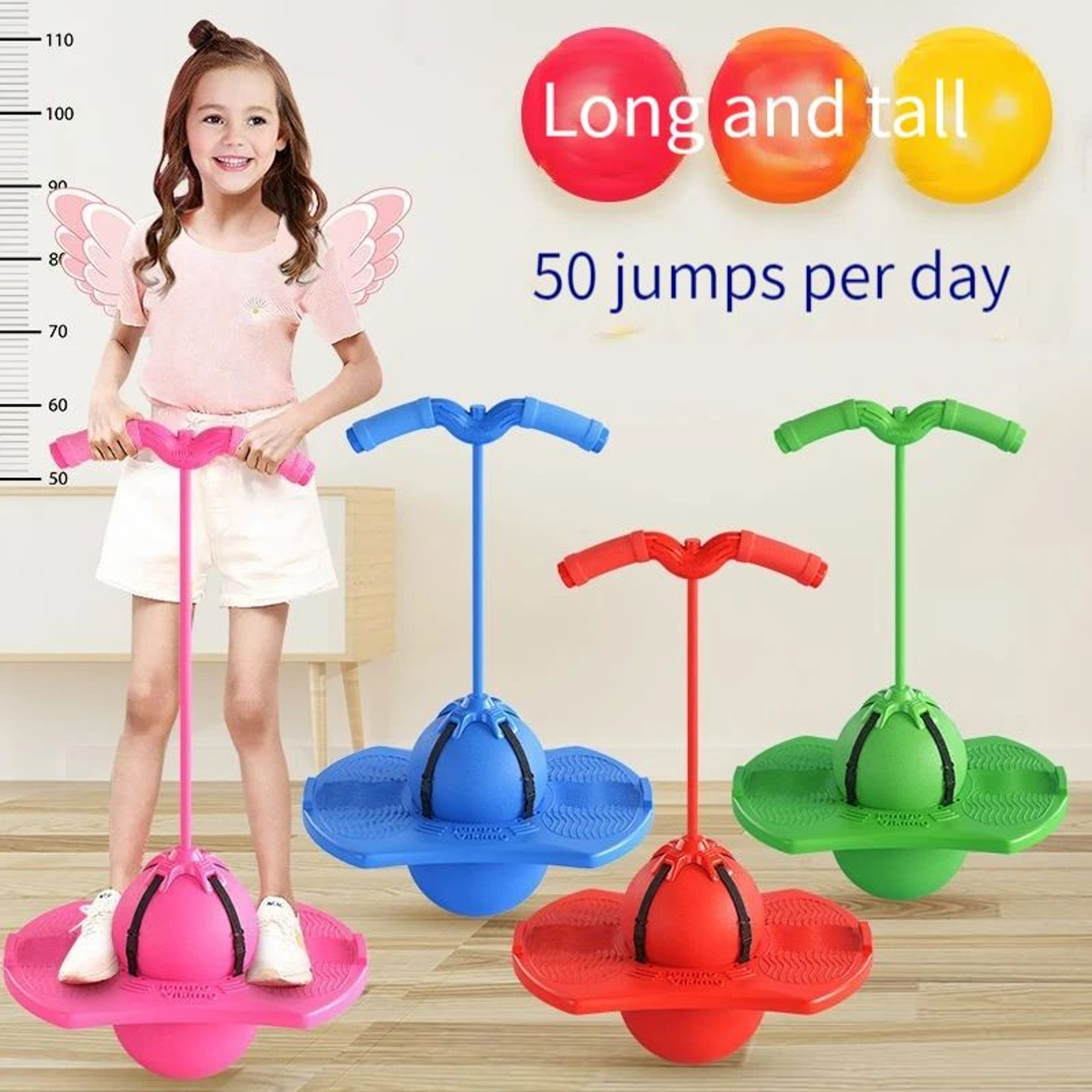 Childrens Bouncing Ball Frog Jump Equipment Long Height Exercise  Balance Training For High Jump 0