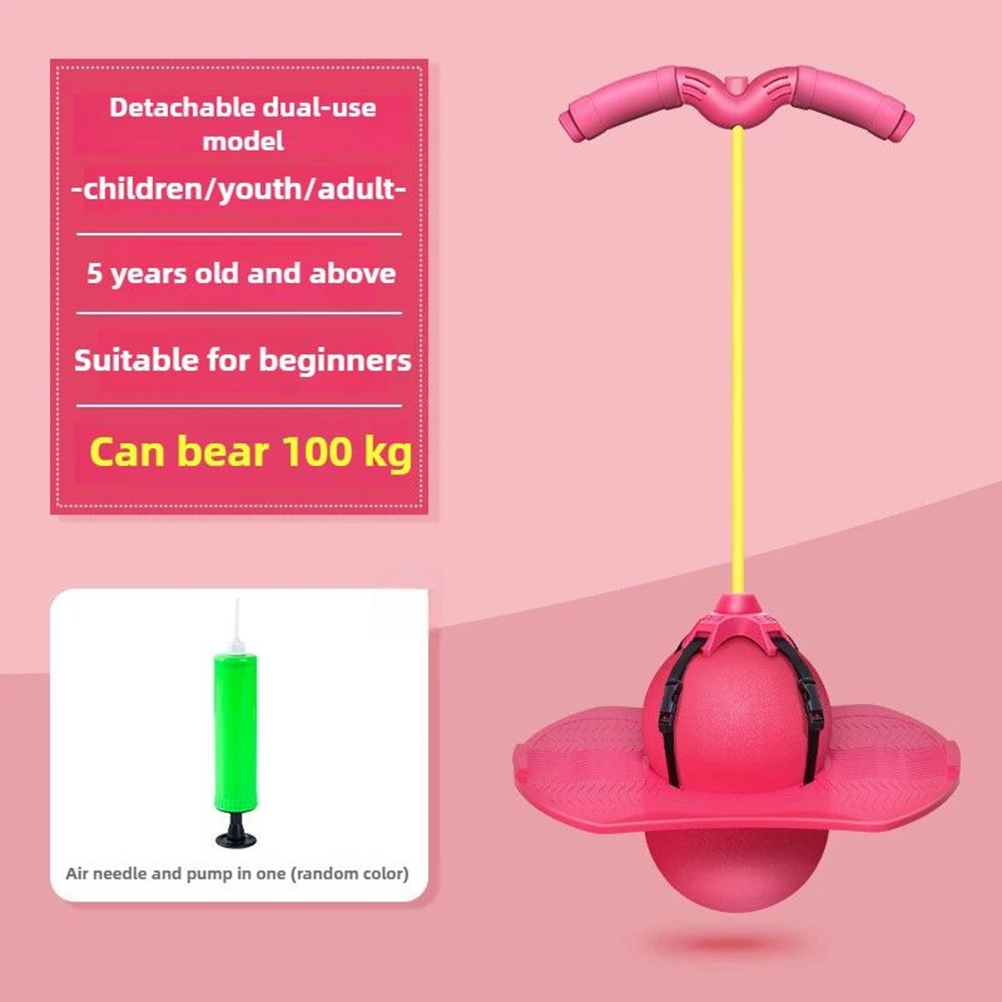 Childrens Bouncing Ball Frog Jump Equipment Long Height Exercise  Balance Training For High Jump 6
