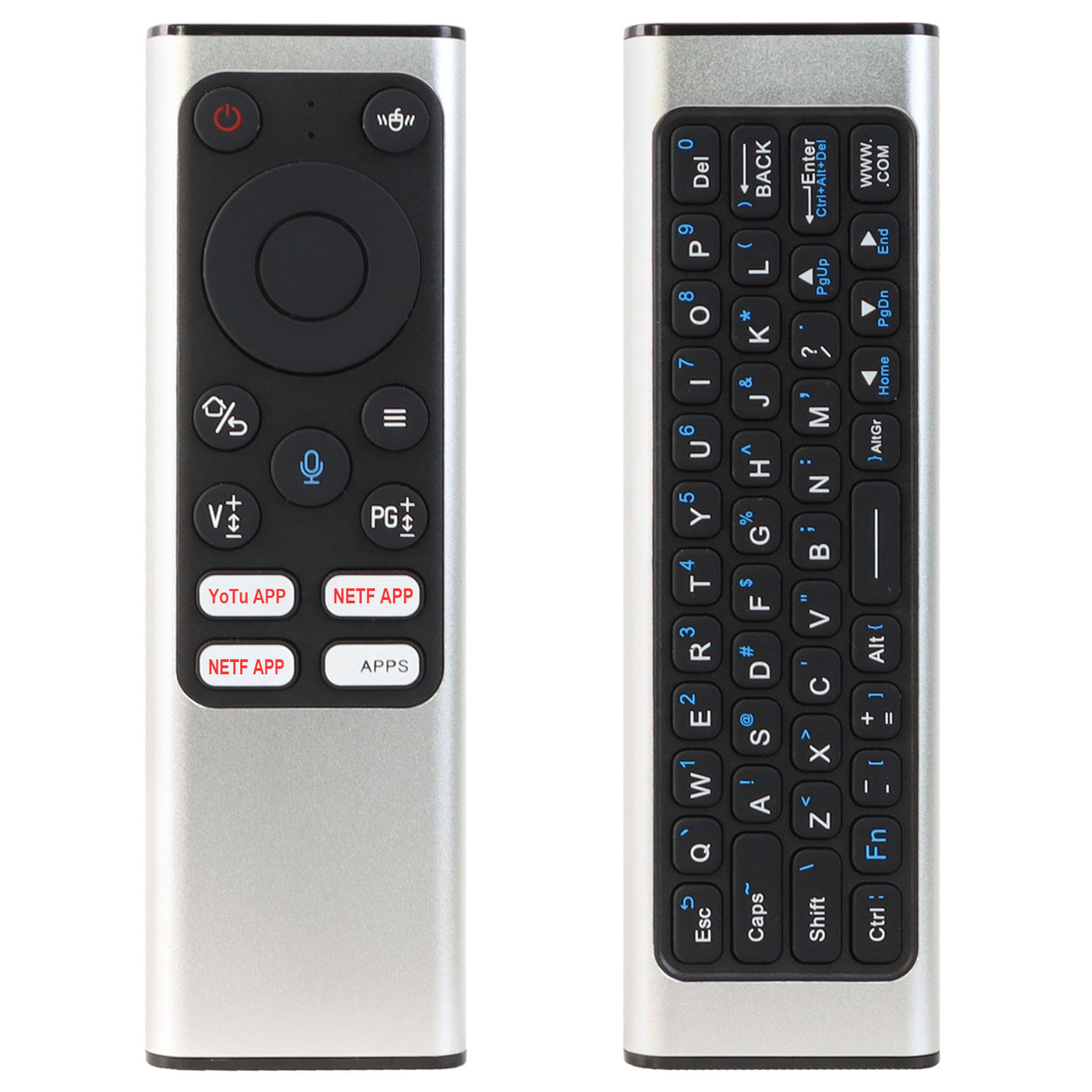 Universal Voice Air Mouse Remote Control X9 Mini Keyboard with IR Learning & BLE Function for Smart TV Android Box – view 1