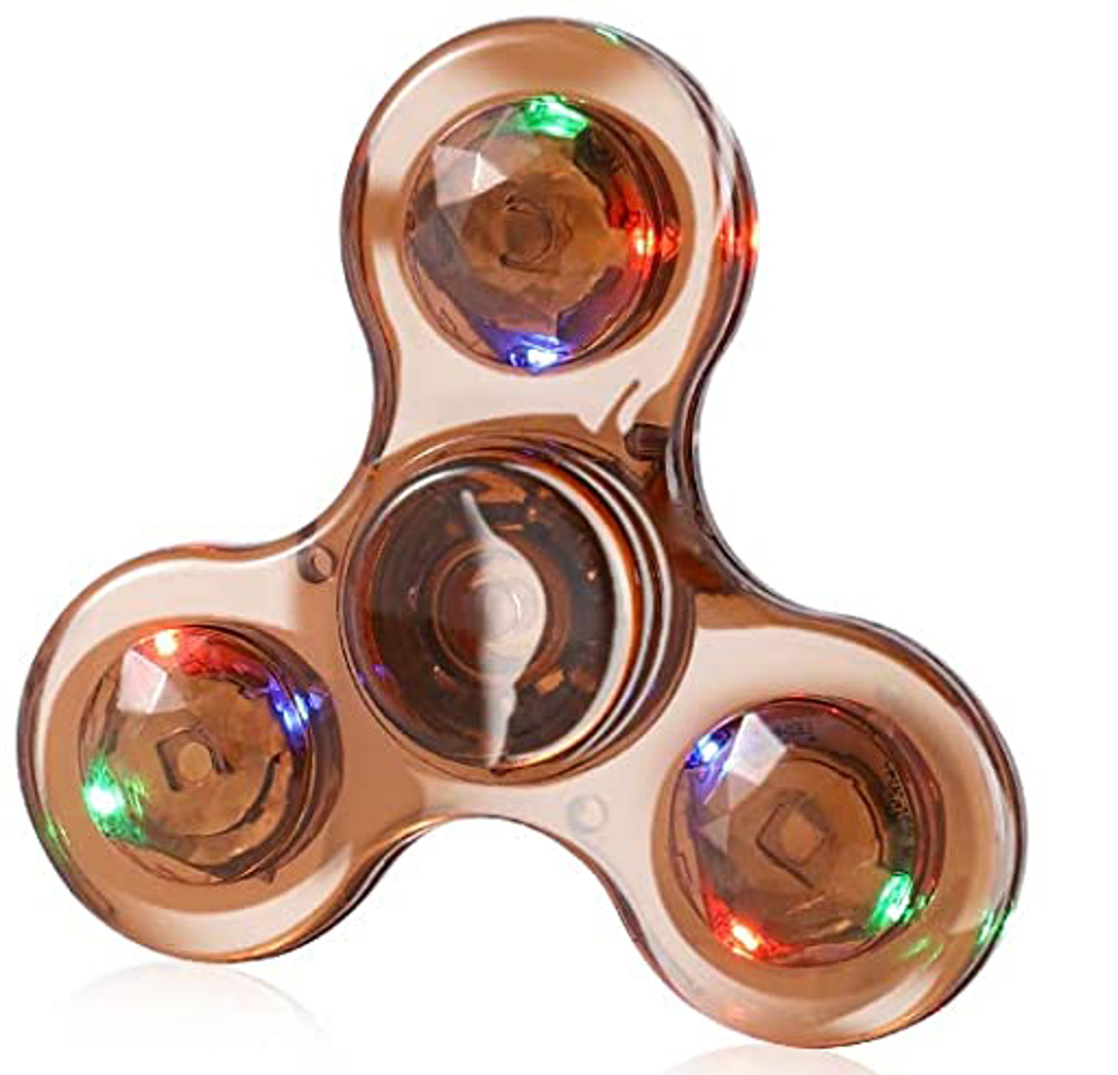 LED Crystal Fidget Spinner Hand Top Toy, Luminous Glow in Dark EDC Gyroscope for Kids Adults, Stress Relief Spinner – view 7