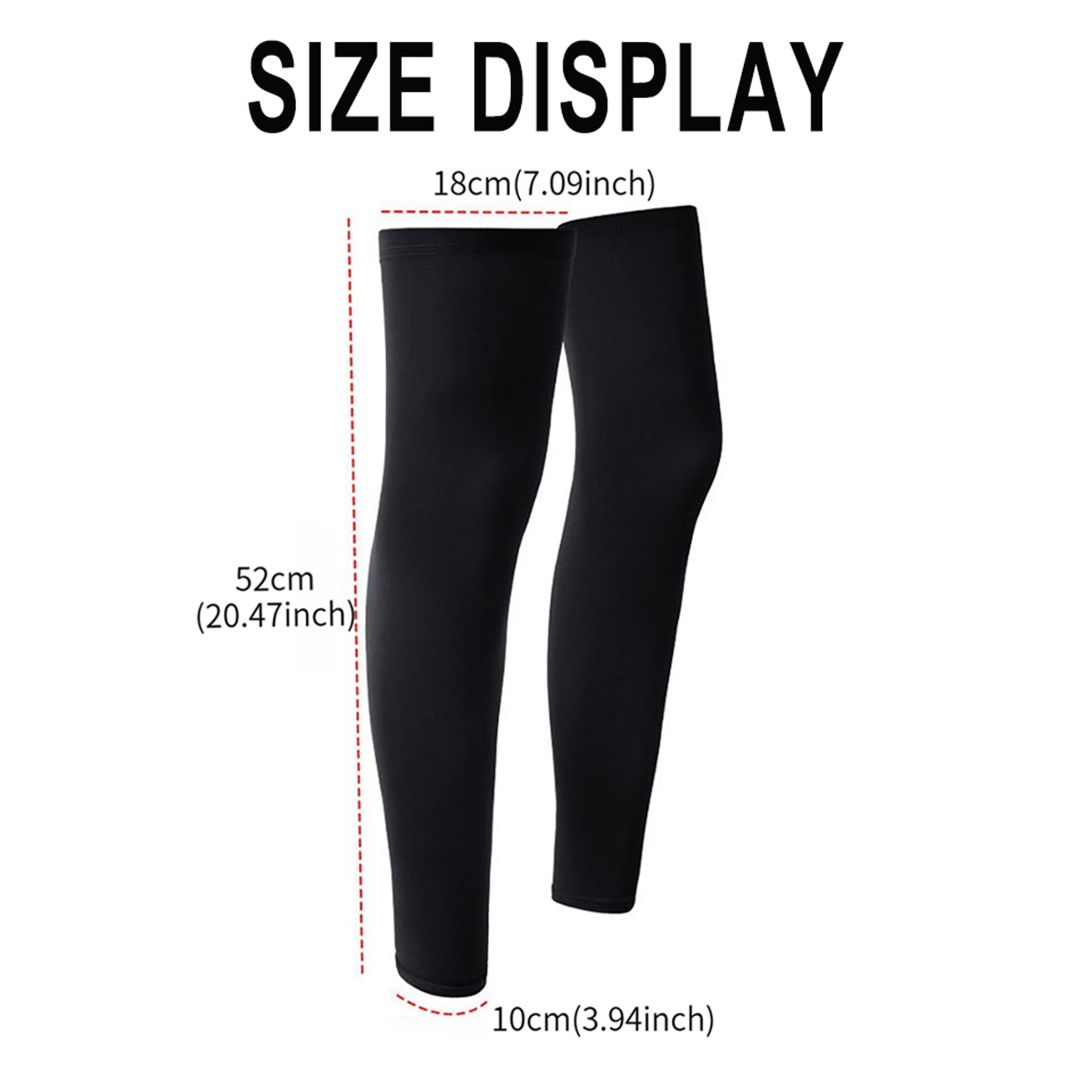 Outdoor Sports Leggings Running Basketball Anti UV, Summer Cycling Leg Compression Sleeves, Quick Dry Knee Protection – view 2