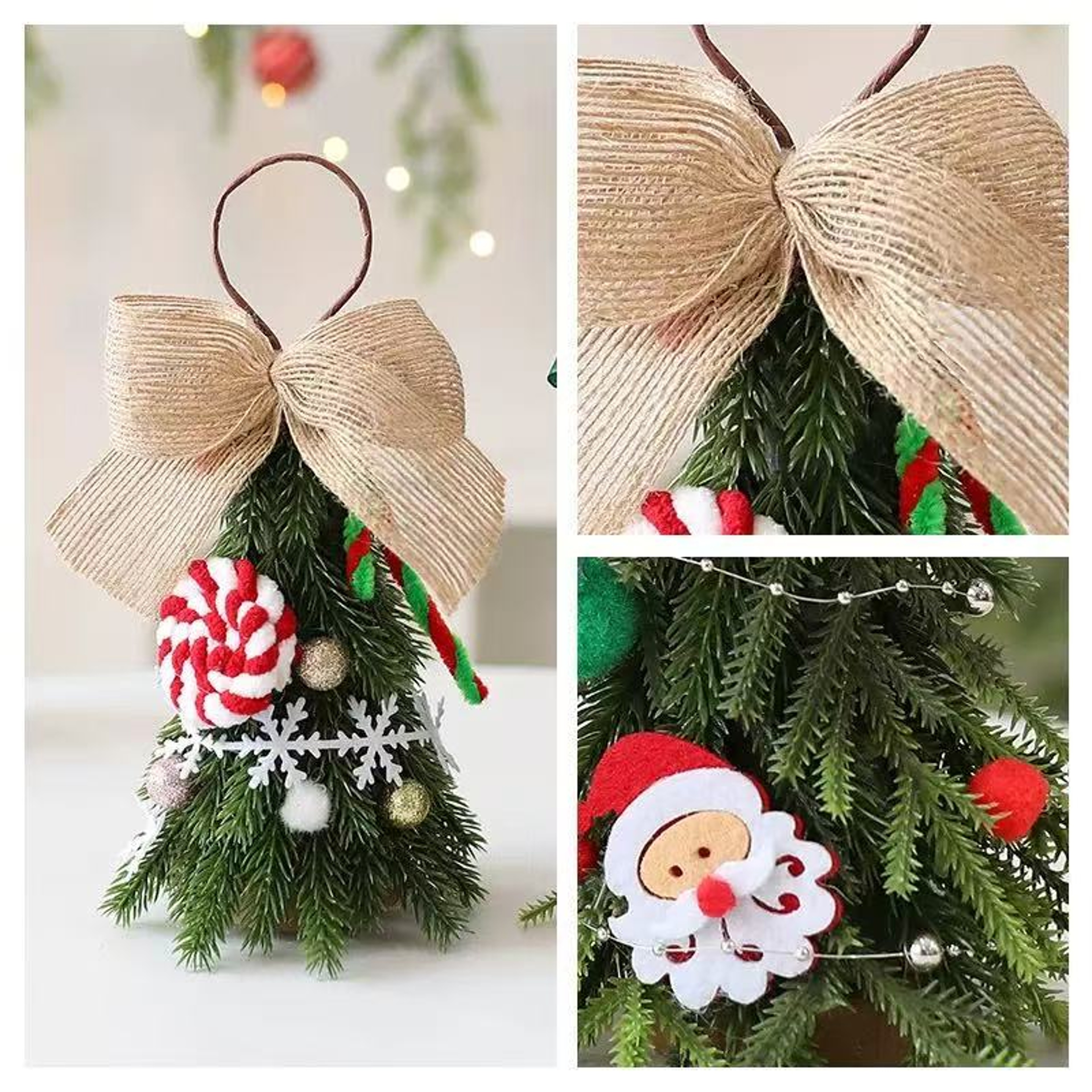 Party Decorations Desktop Mini Christmas Tree Ornaments Children Christmas Tree Home Bedroom New Ye 3