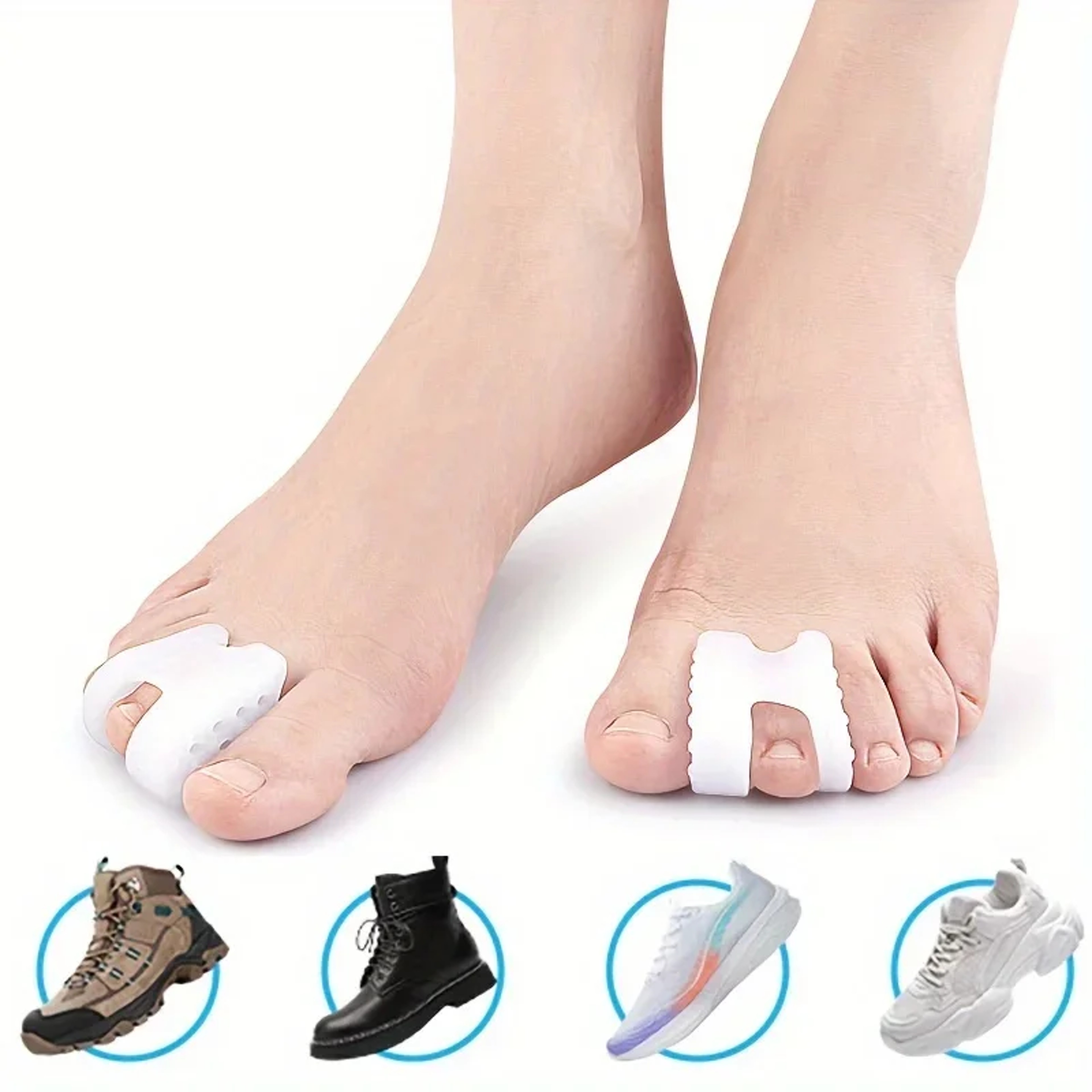 Big Toe Spacer, Soft Rubber Toe Spacers for Men and Women, Toe Pad for Everyday Use – view 4