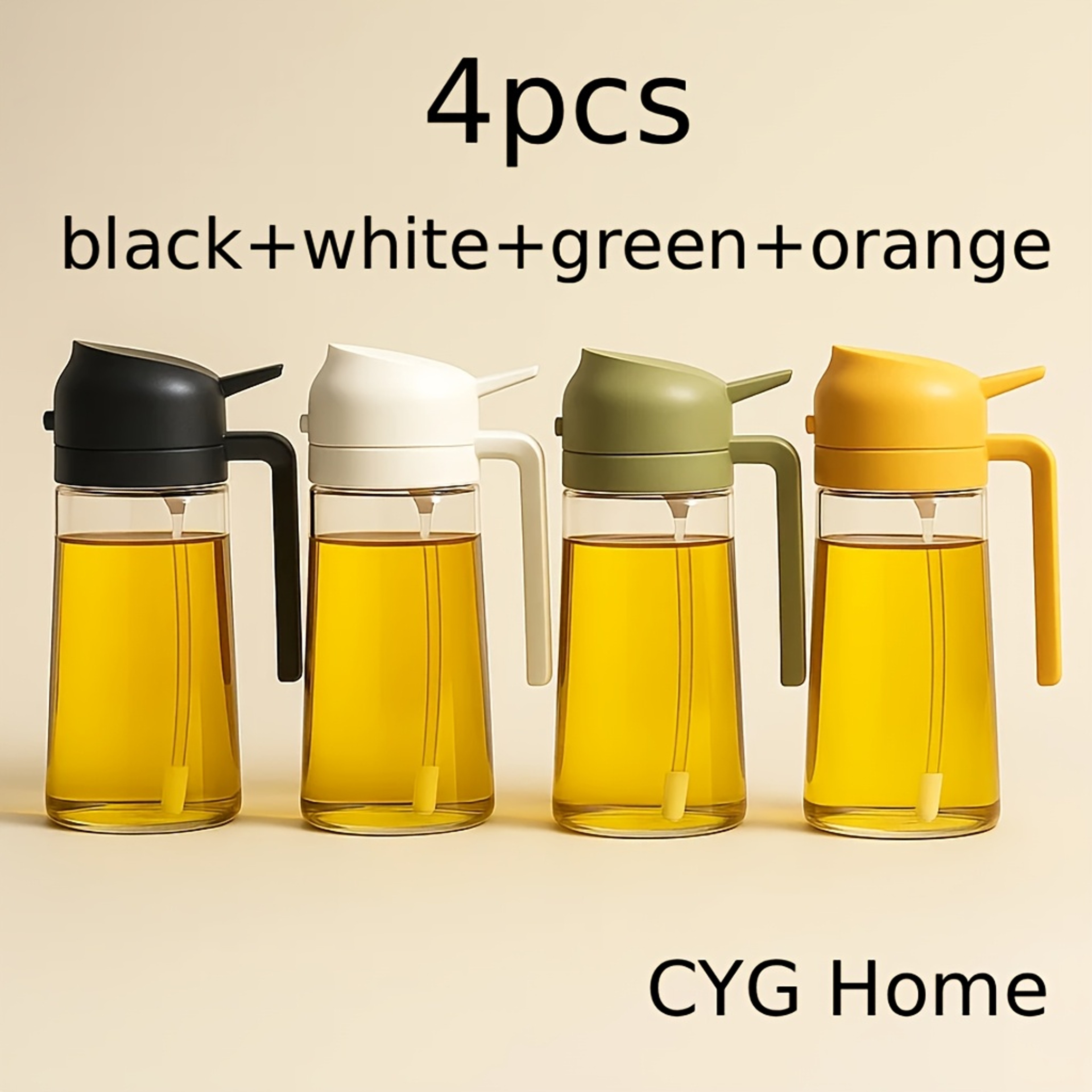 Drip-Proof Dual-Use Spray & Pour for Air Fryer, Olive Oil & Soy Sauce, Easy to Clean – view 2