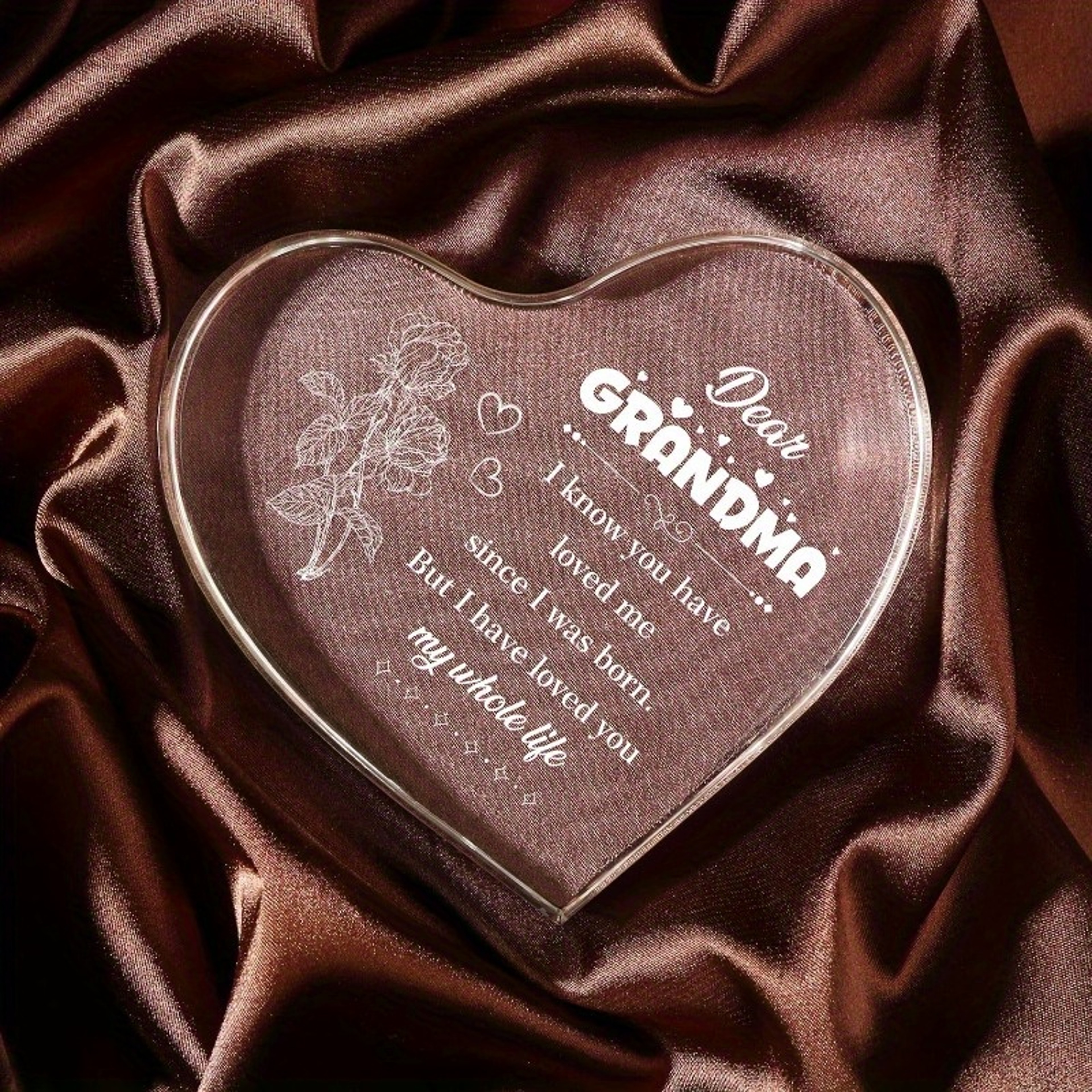 Grandma Heart Sign - Perfect Christmas & Birthday Gift from Grandchildren – view 4