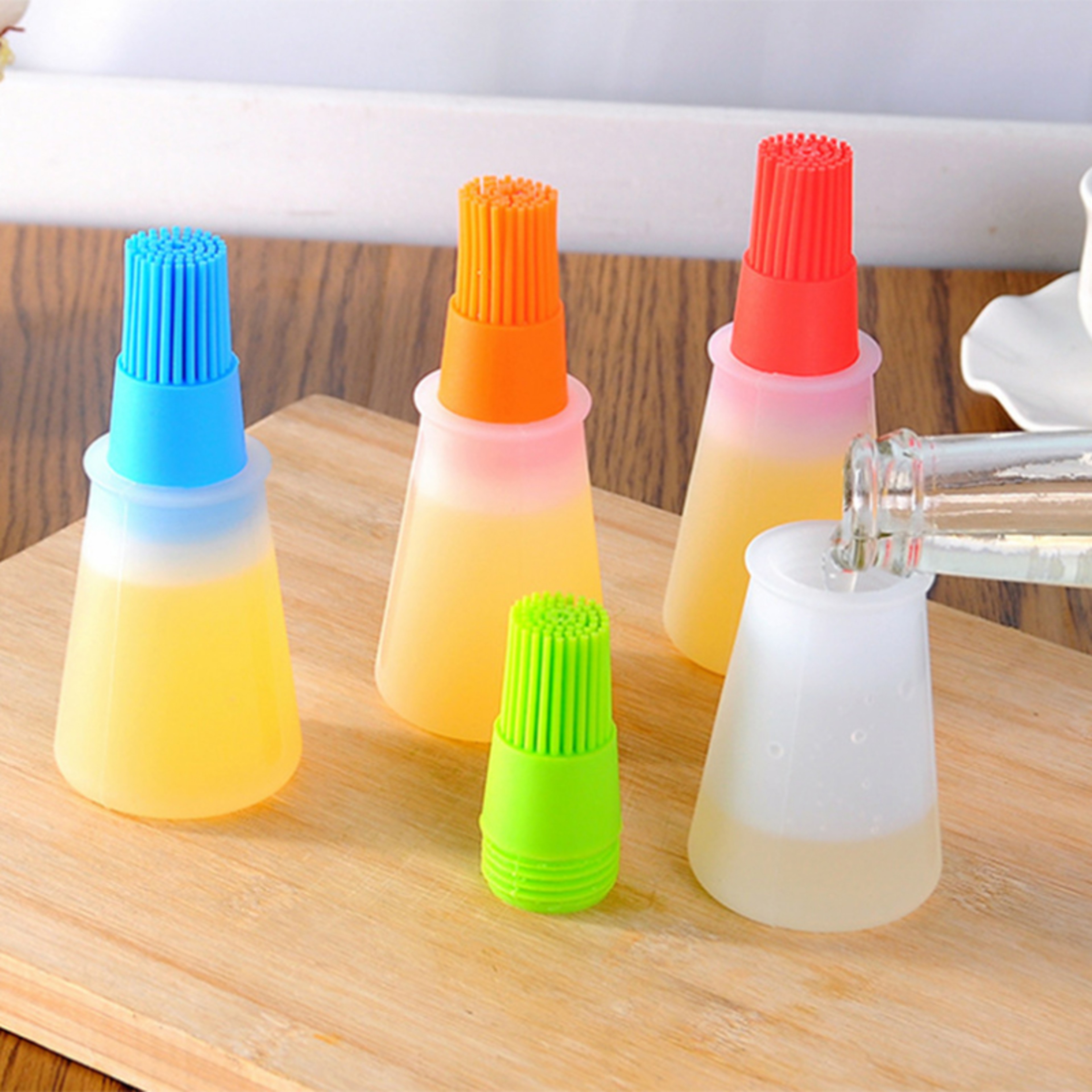 Kitchen Tools Silicone BBQ Brush High Temperature Resistant Oil Brush Ideal For Household And Bakin 1