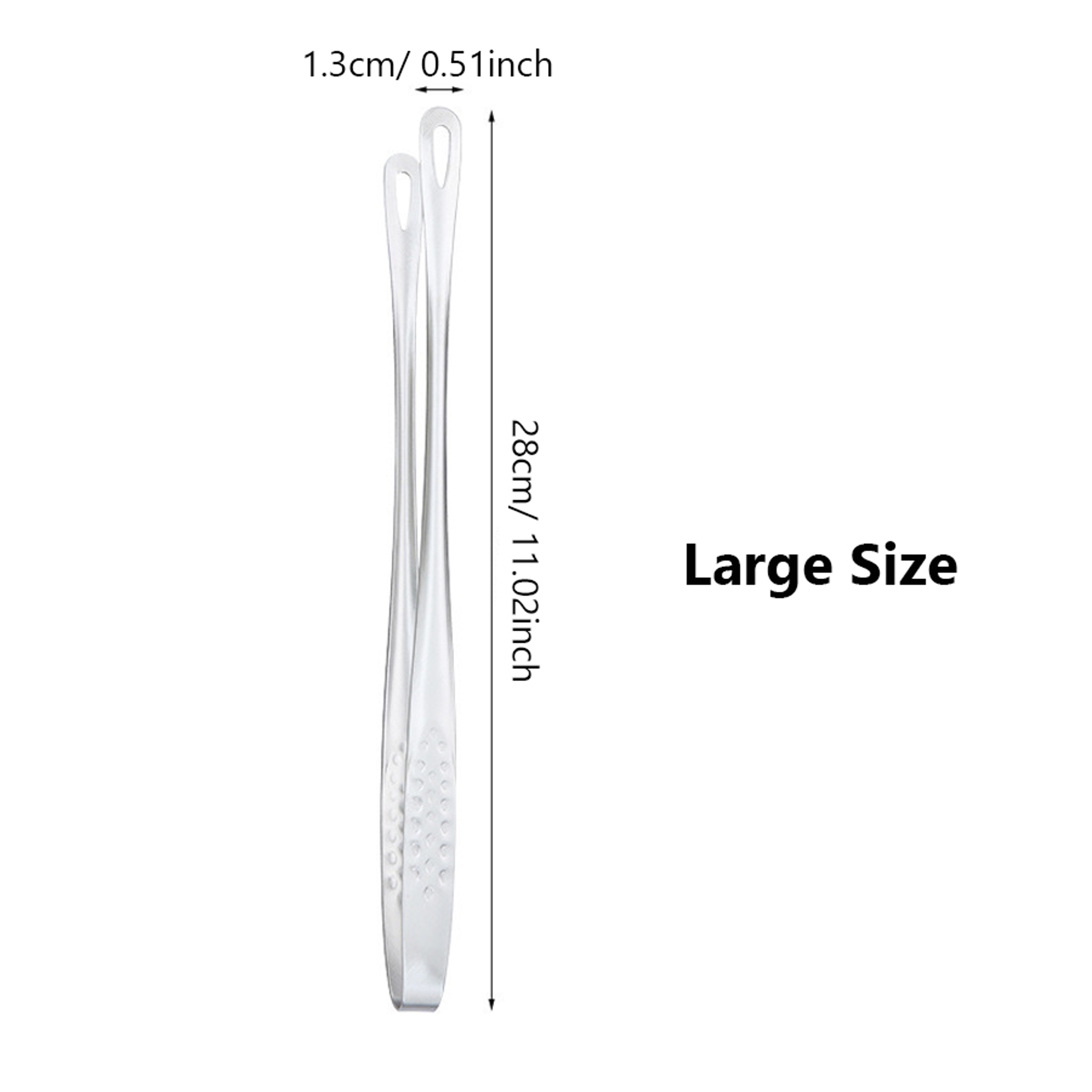 PrecisionGrip Long Stainless Steel BBQ  Kitchen Tongs 5