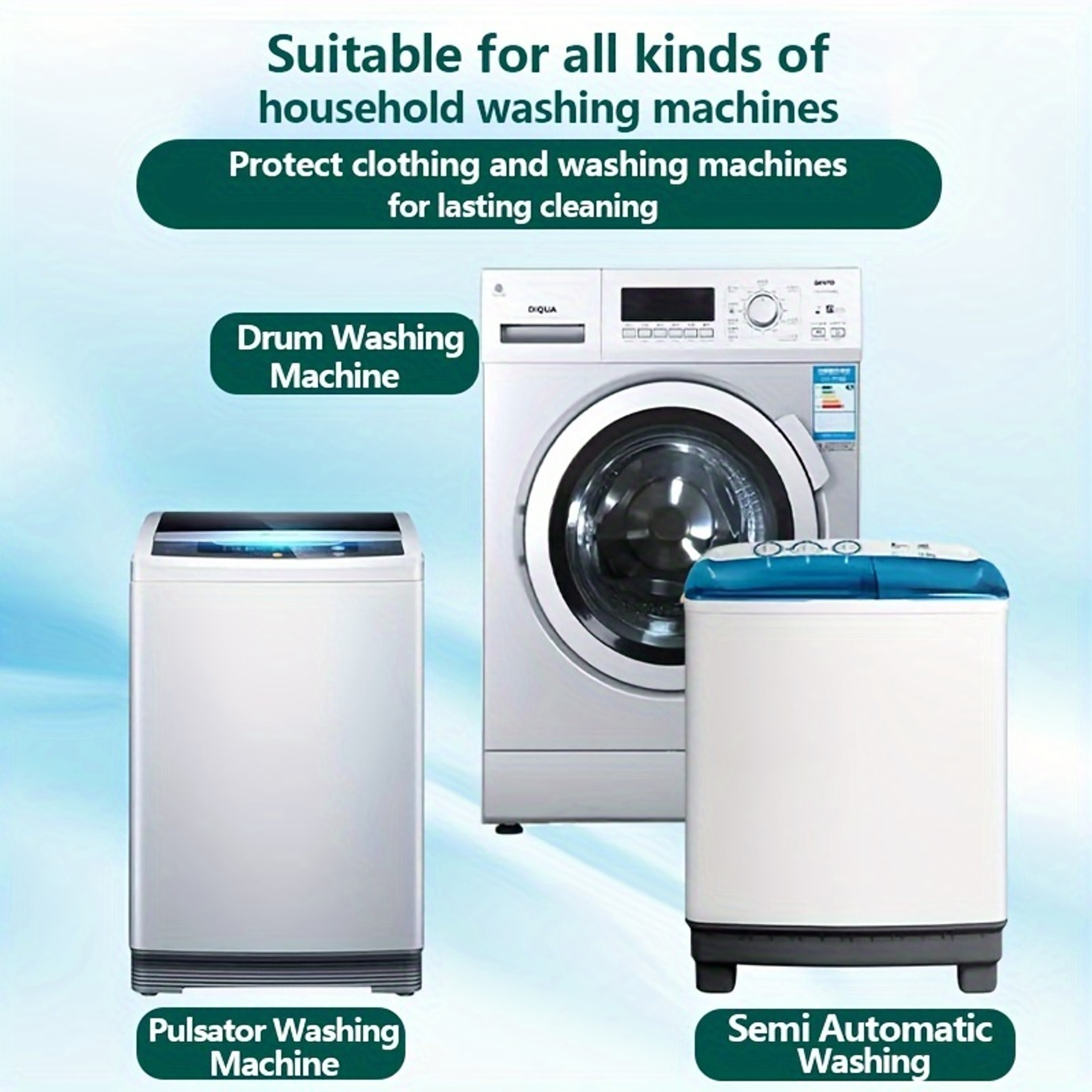 Premium Lemon Scent Washing Machine Cleaner Tablets Deep Drum  Tub Cleaning 2