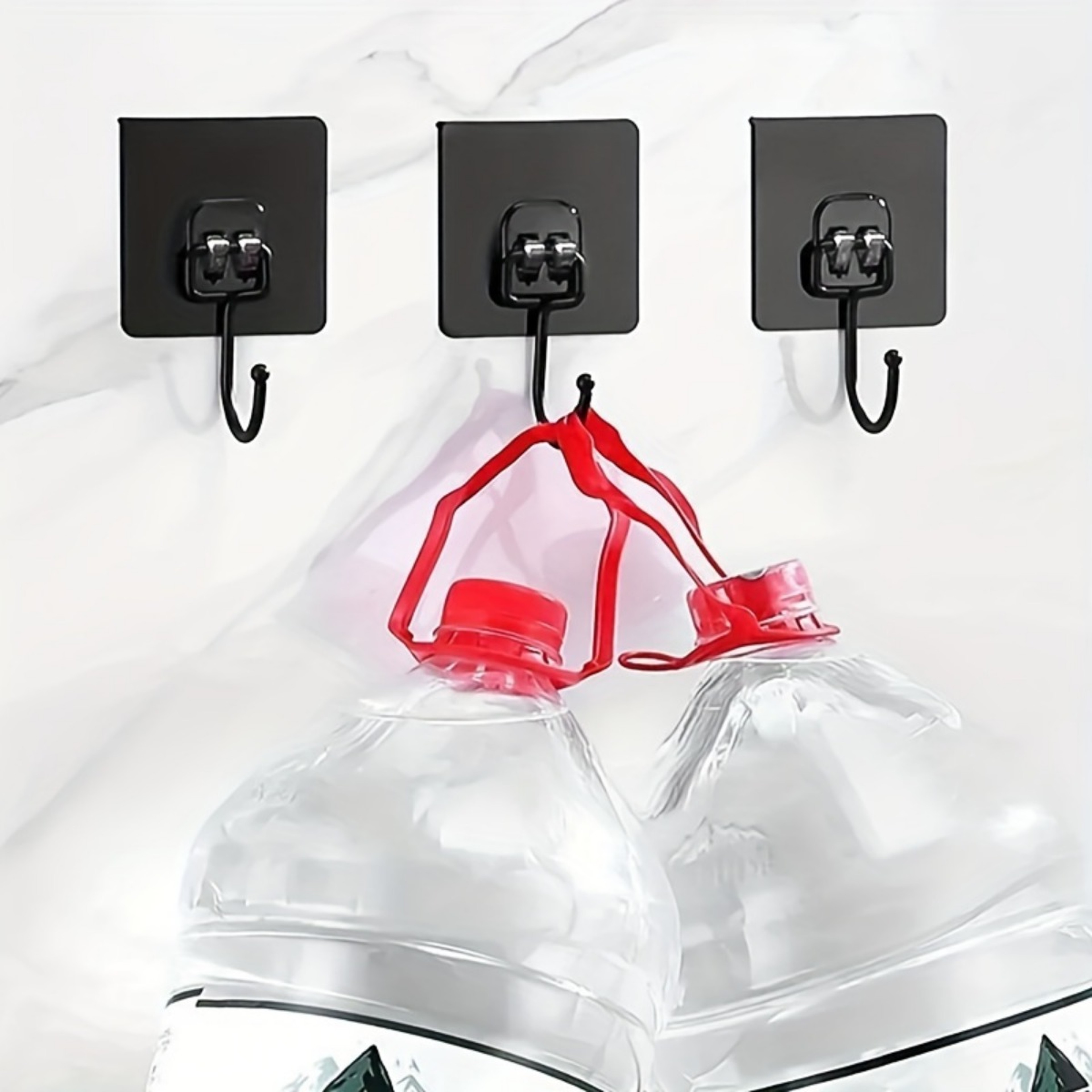 Premium Rotating Waterproof Wall Hooks Strong Self Adhesive Storage Organizer For Kitchen  Bathroom 1