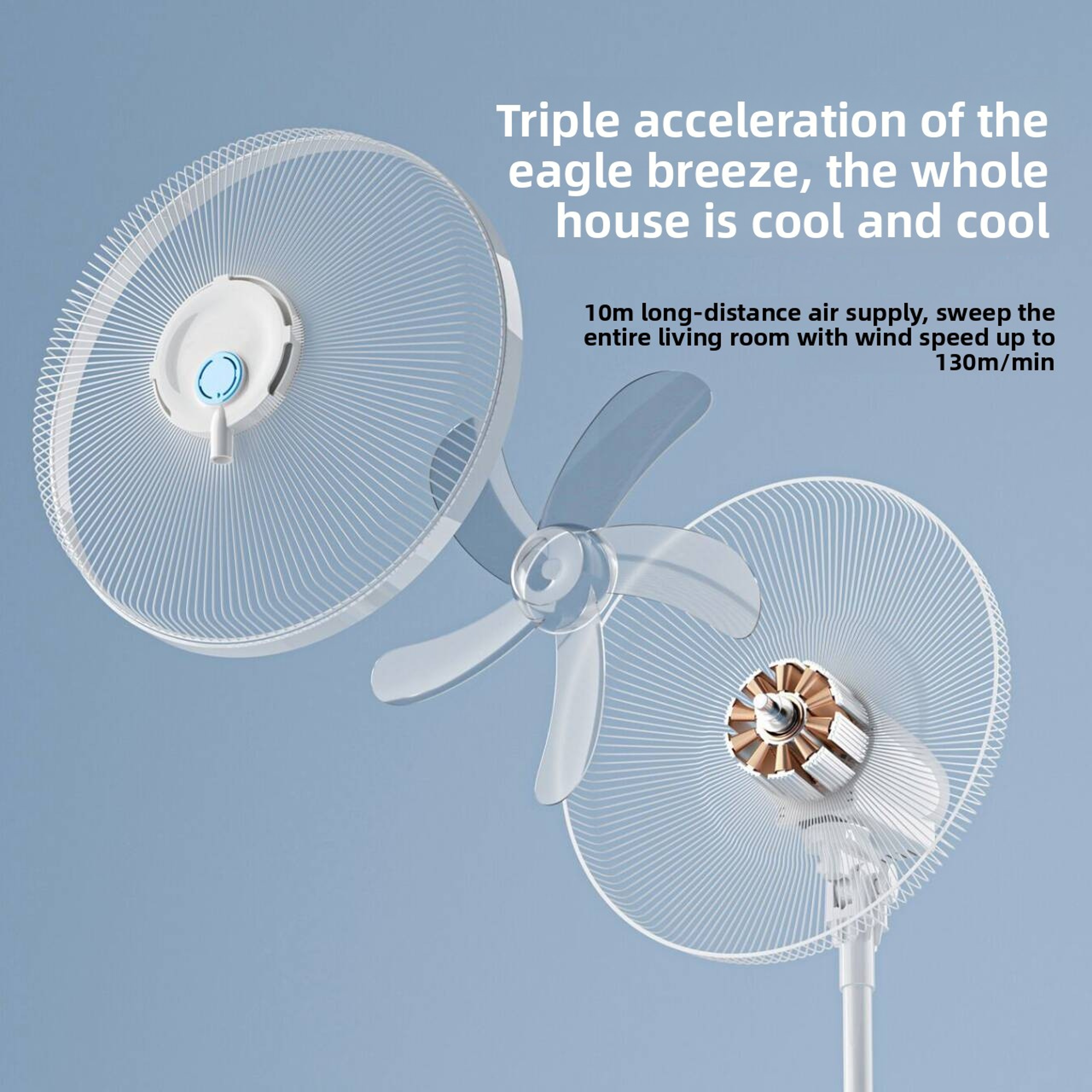 Cooling Fan & Aromatherapy Diffuser with Remote Control – view 3