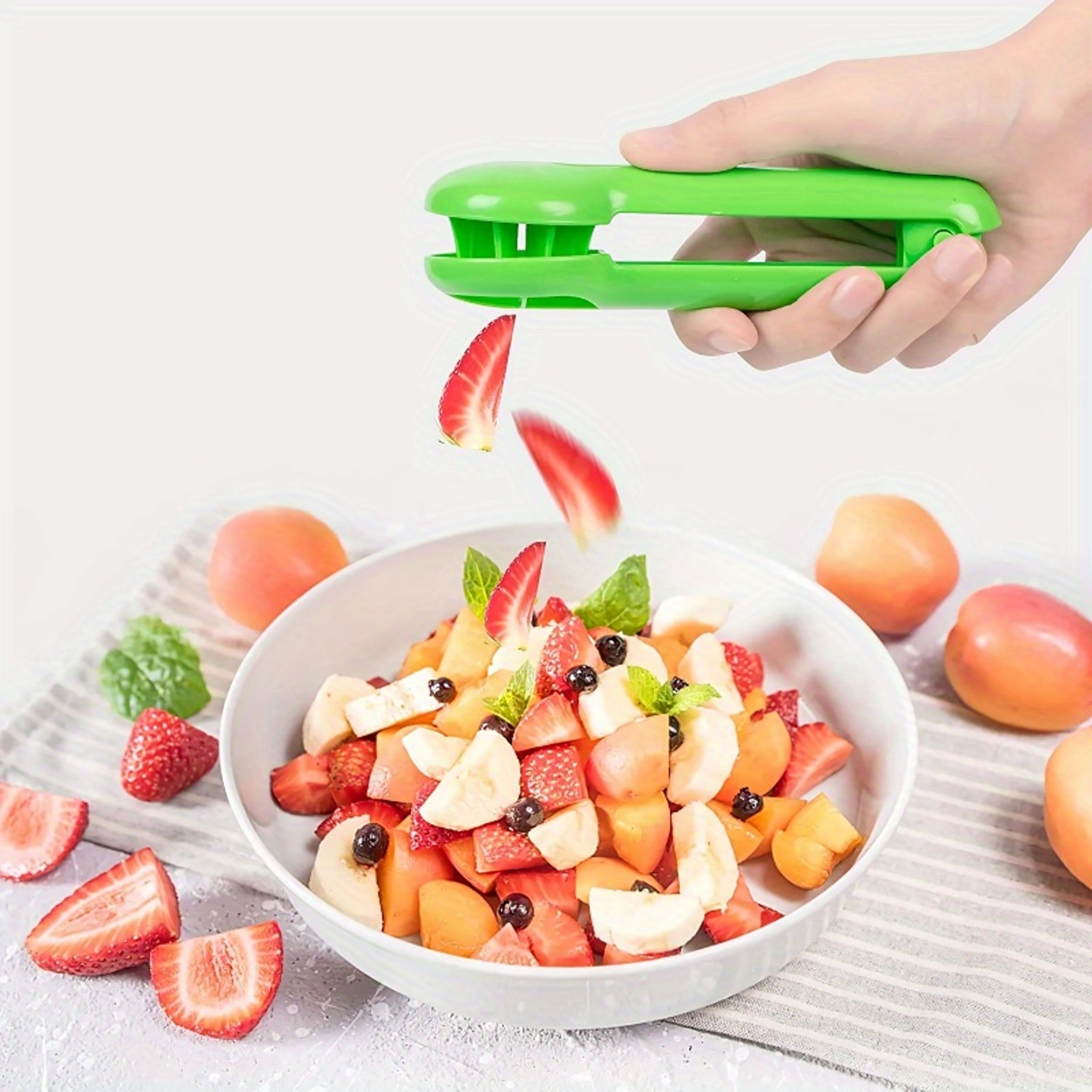 QuickSlice Grape  Fruit Cutter Safe Grape Cutter For Grapes Tomatoes  Berries 1