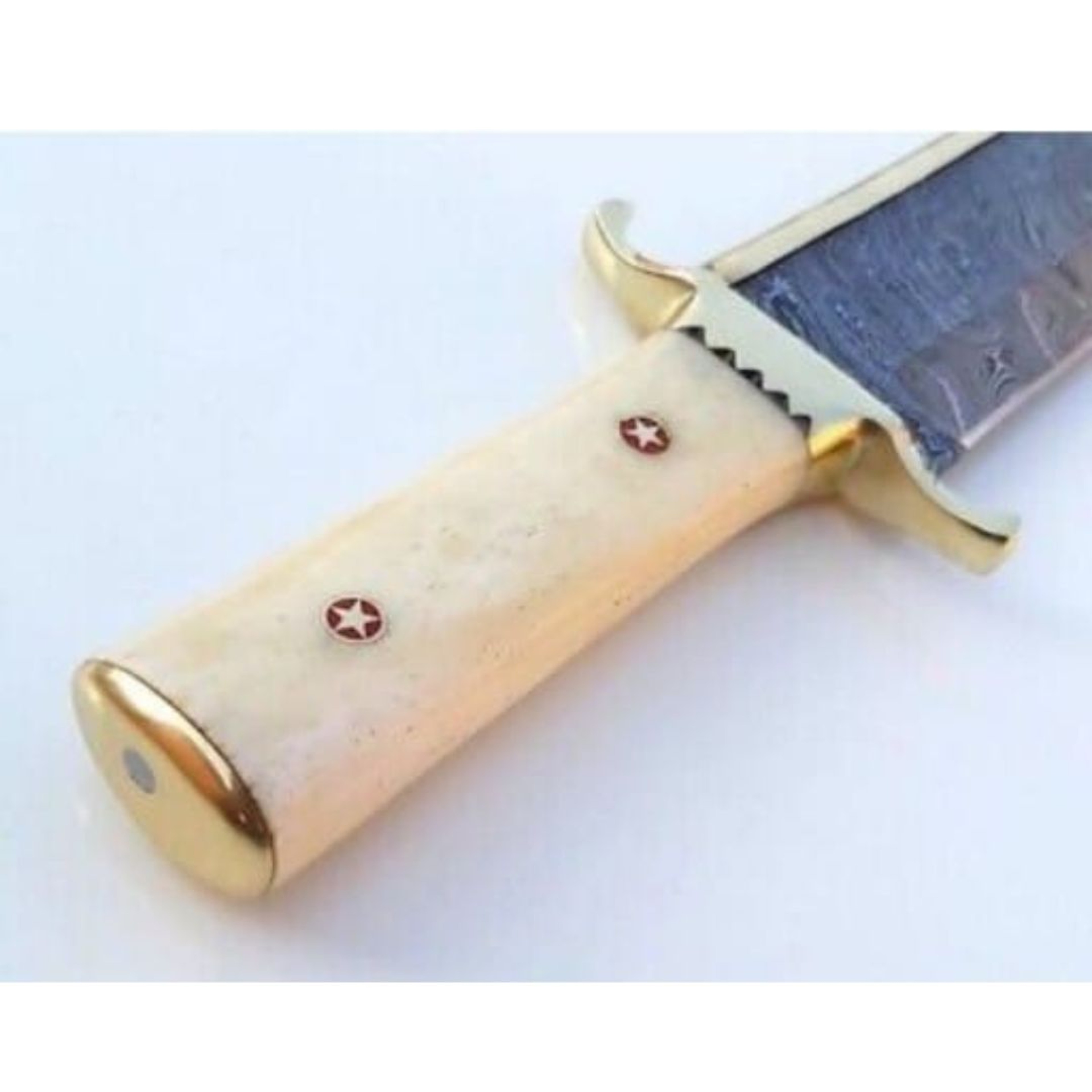 Handmade Bowie knife Camel Bone Handle Survival Bowie Knife Outdoor Camping Knife Gift For Him Special Knife – view 2
