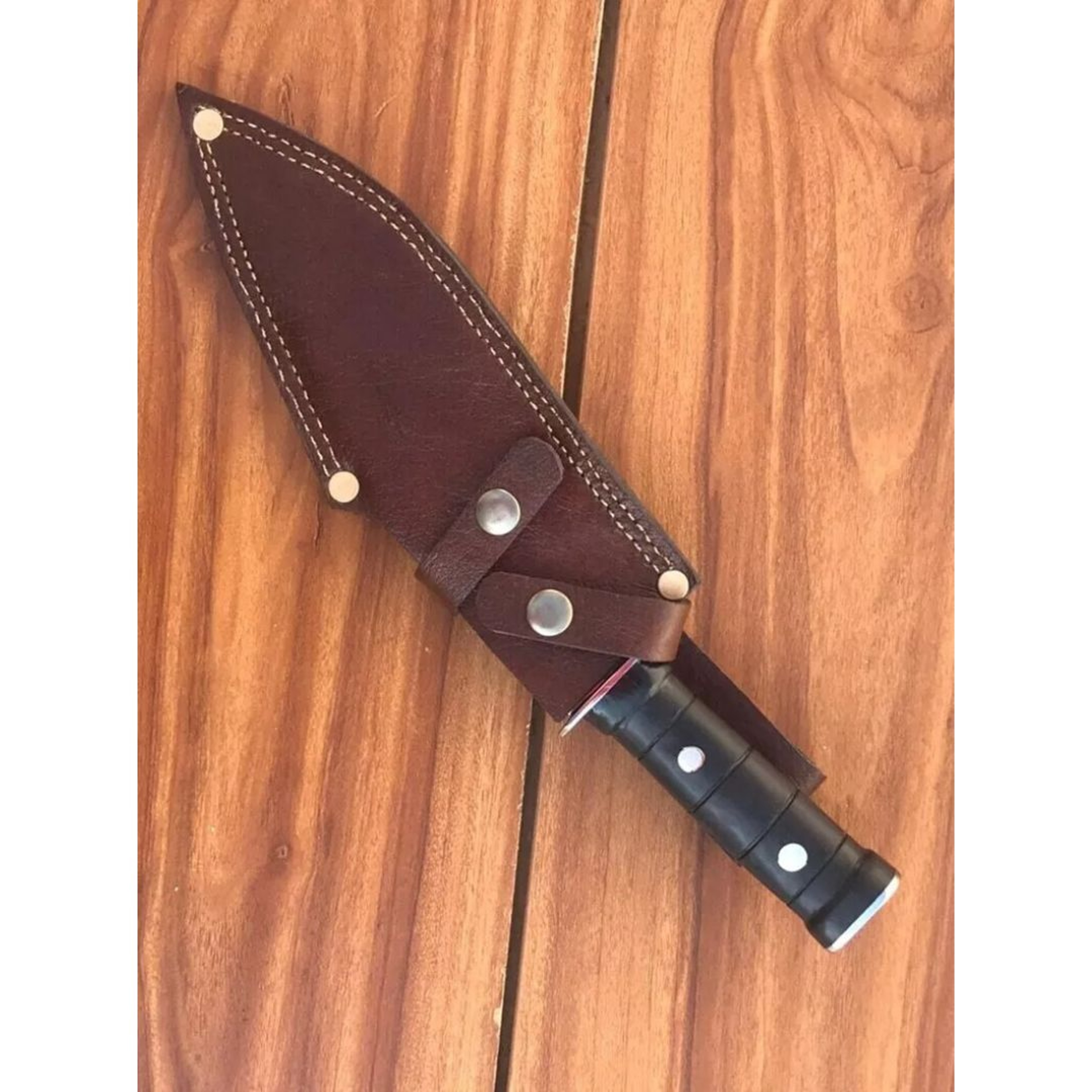 Kukri Knife Custom Handmade Carbon Steel Forged Kukri Hunting Survival Camping – view 6