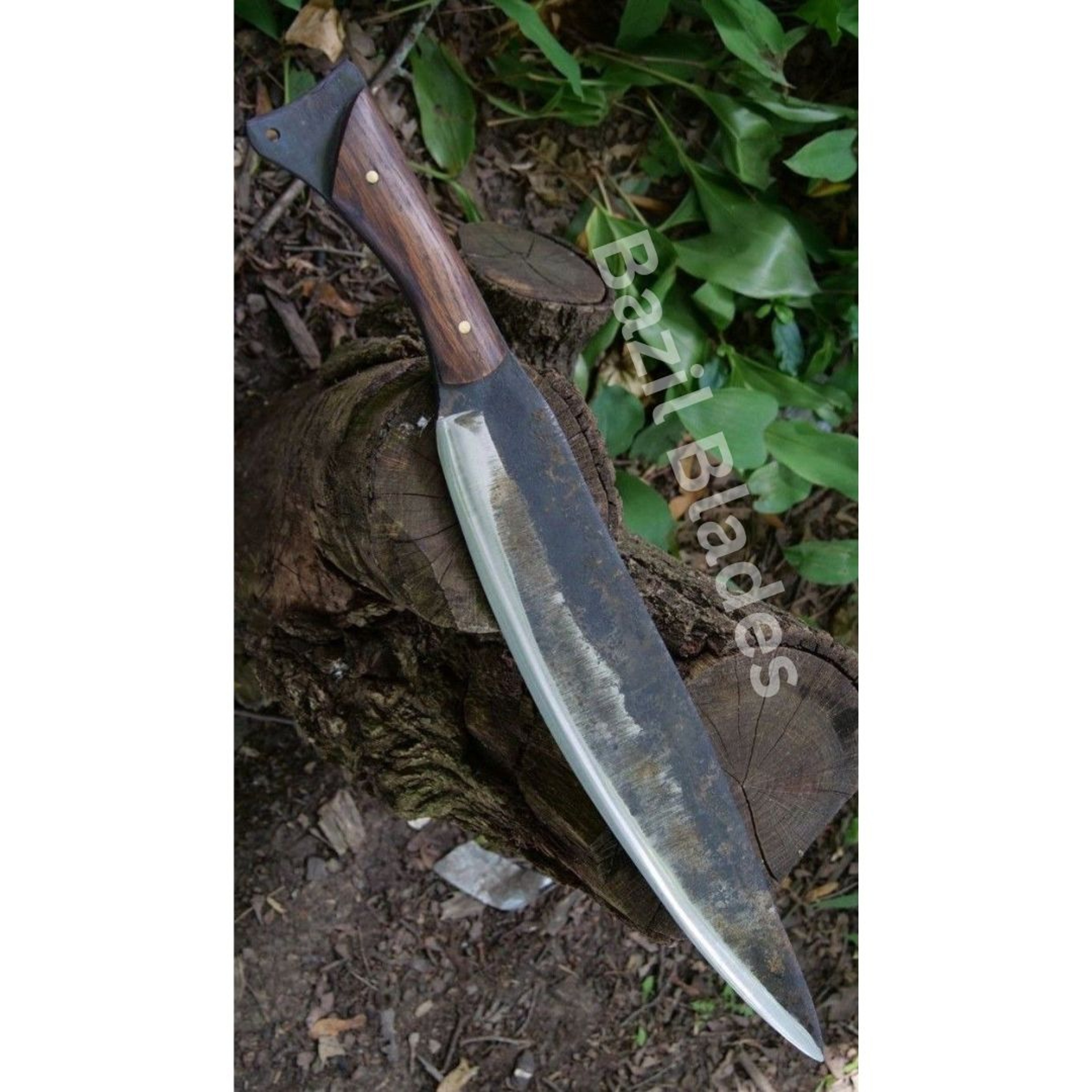 Carbon Steel Forged 1095 Custom Knife Full Tang Hunting Knife Survival Bowie 0