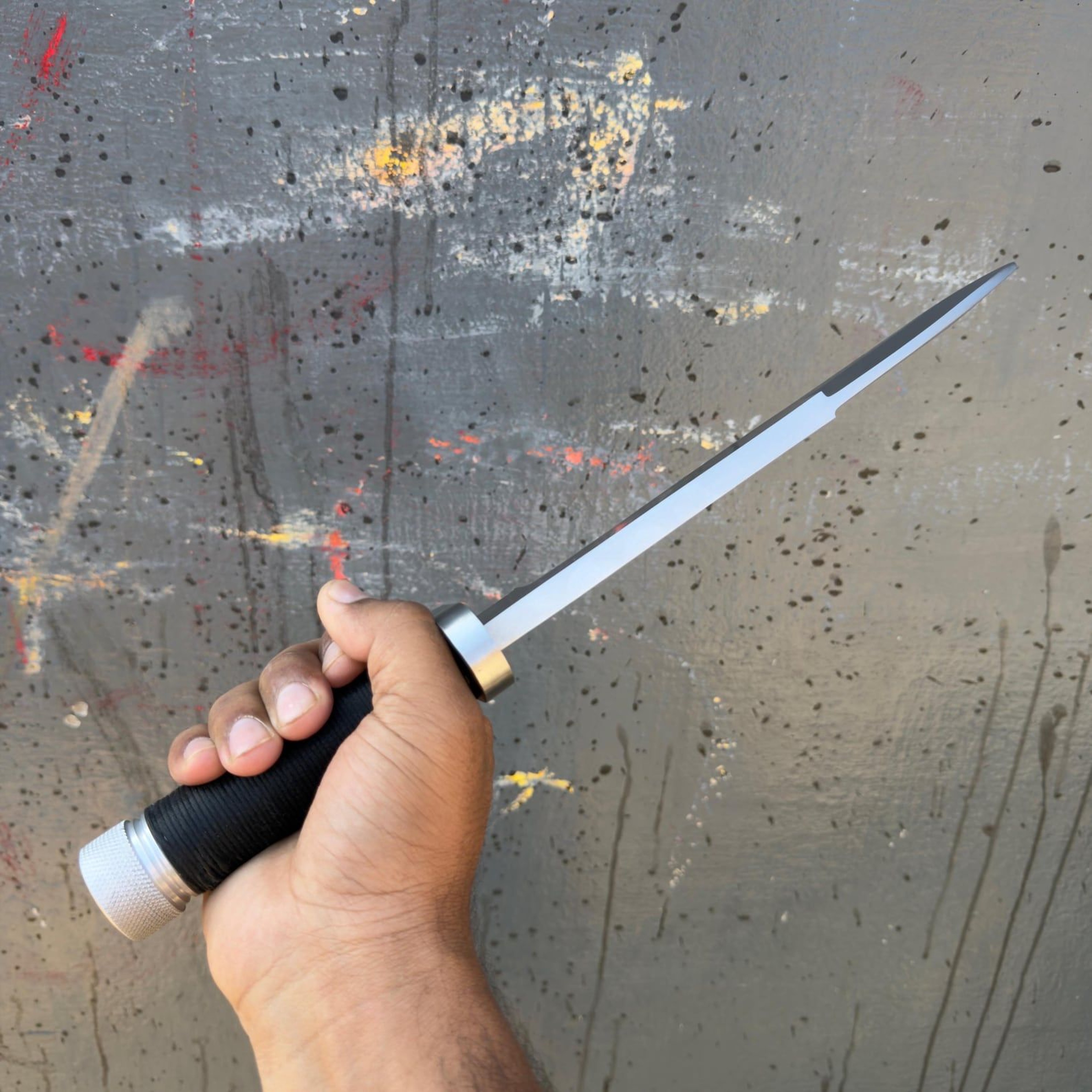 Handmade Full Tang Stainless Steel Utility Knife For Outdoor Camping And Collecting 5
