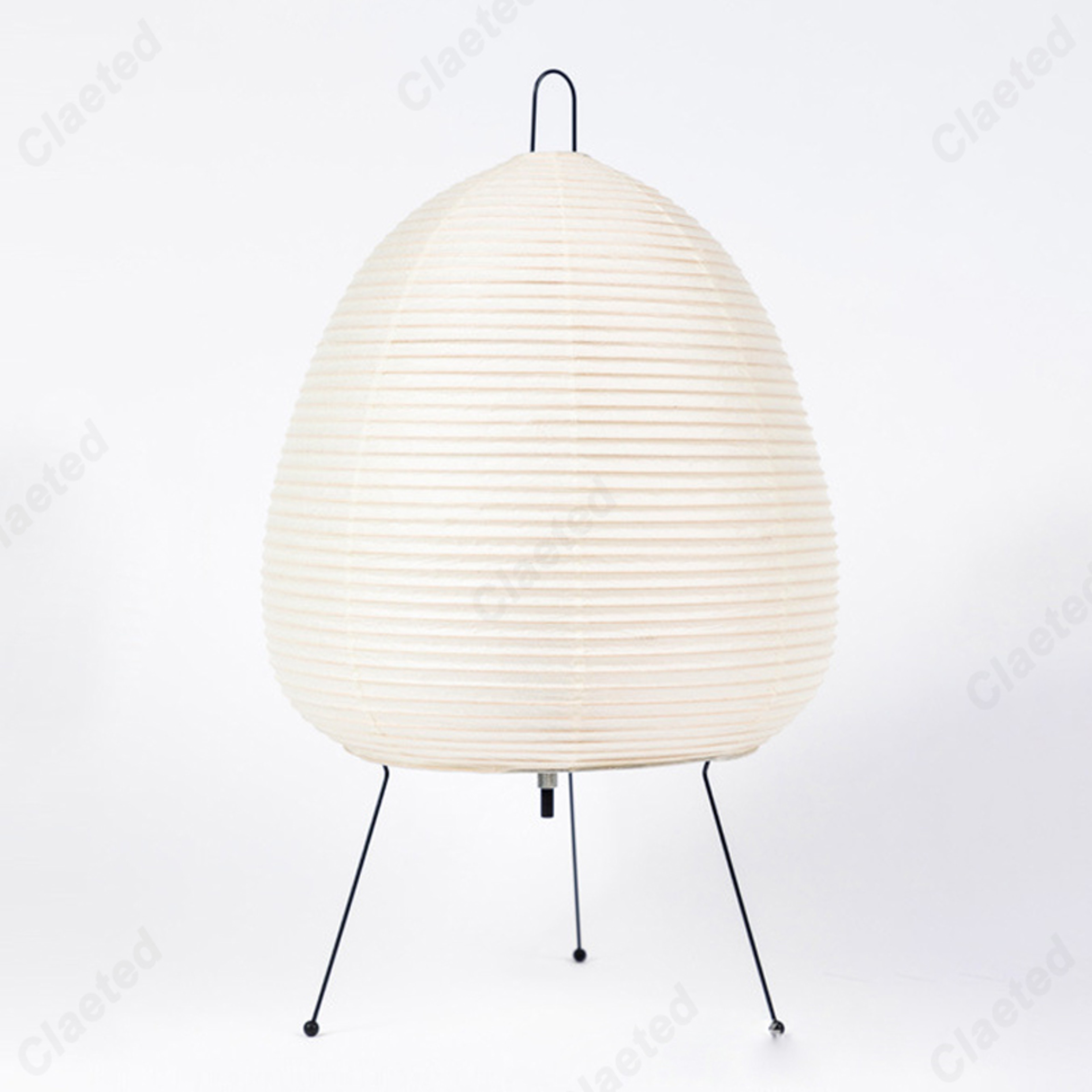 Design Paper Table Lamp, Tripod Rice Paper Style, LED Desk Lamp for Bedroom – view 5