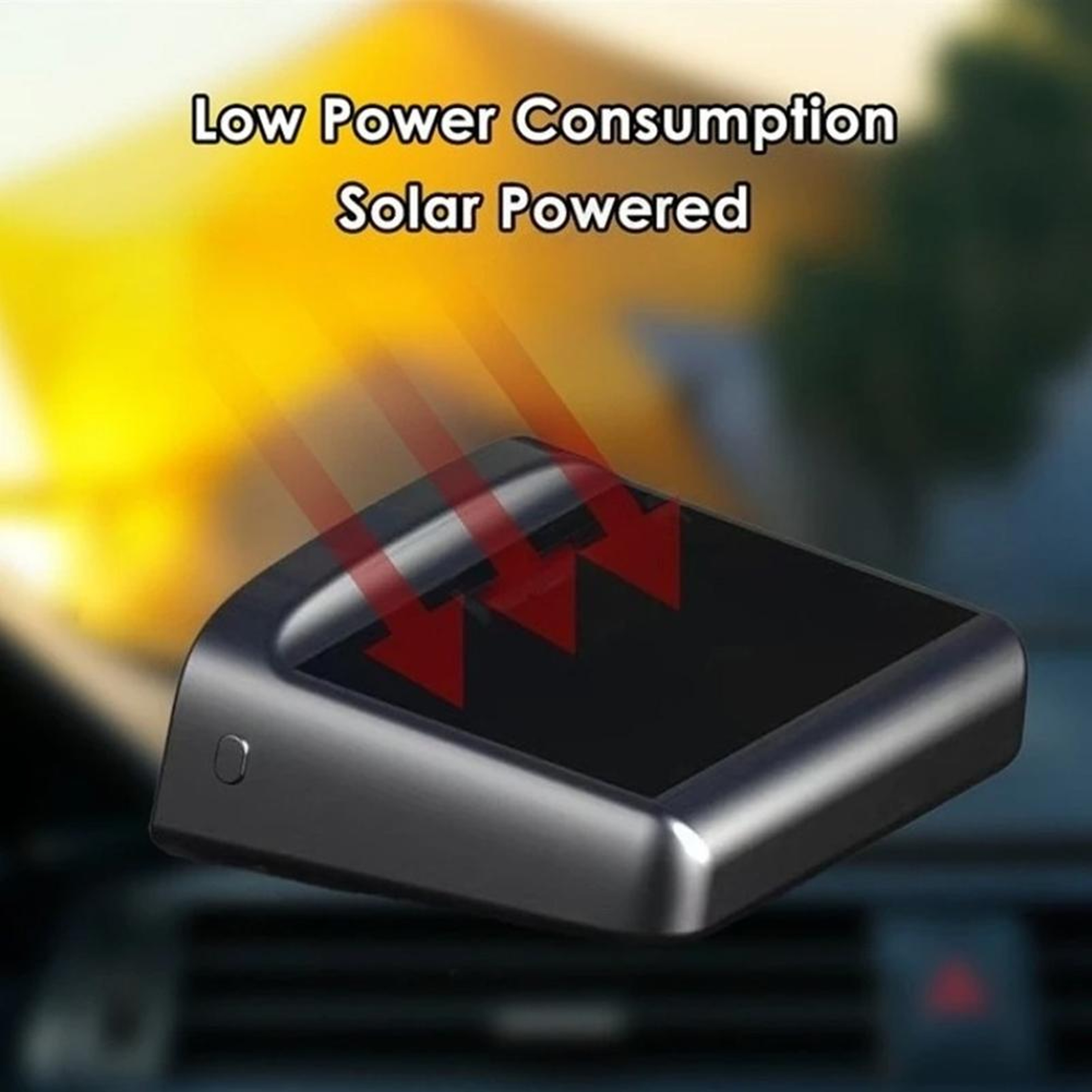 Universal Solar Car Speedometer, Real Time GPS Display, Digital HUD Car Accessory, Smart Solar Powered Display – view 5