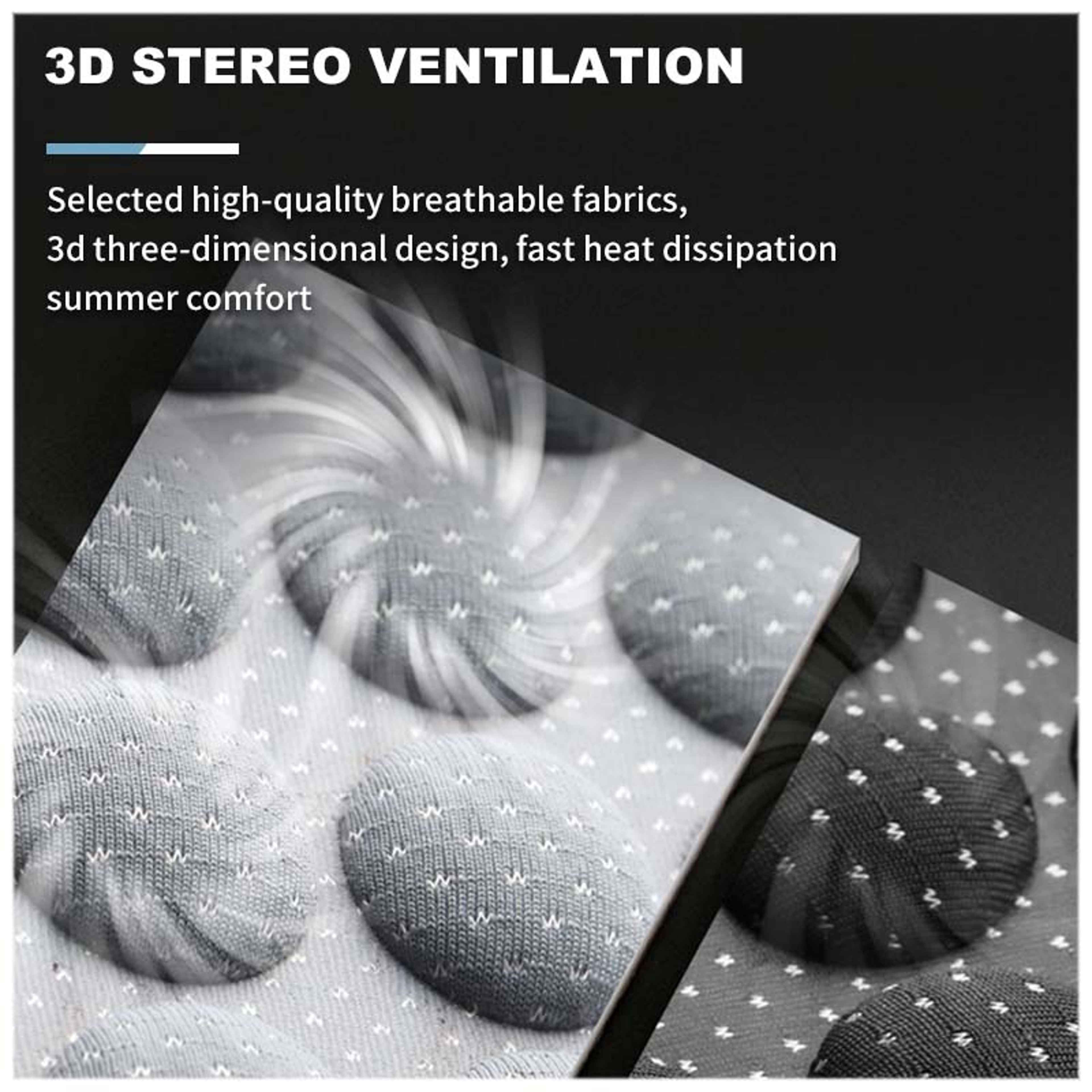 Cooling Car Seat Cushion Breathable Universal Car Seat Cover with Massage Support Pad – view 4