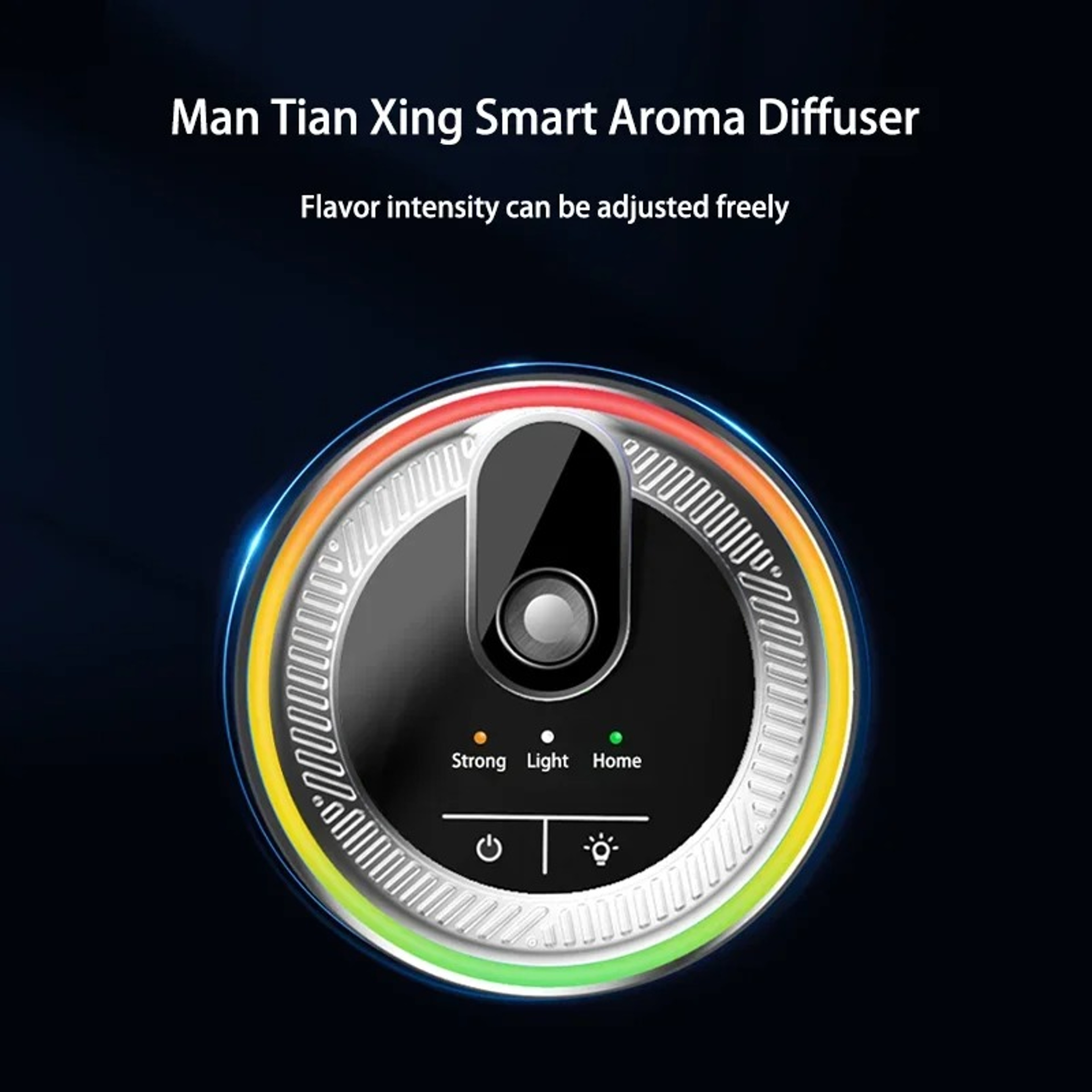 USB Rechargeable Car Air Freshener Aroma Diffuser with LED Light for Long Lasting Fragrance – view 3