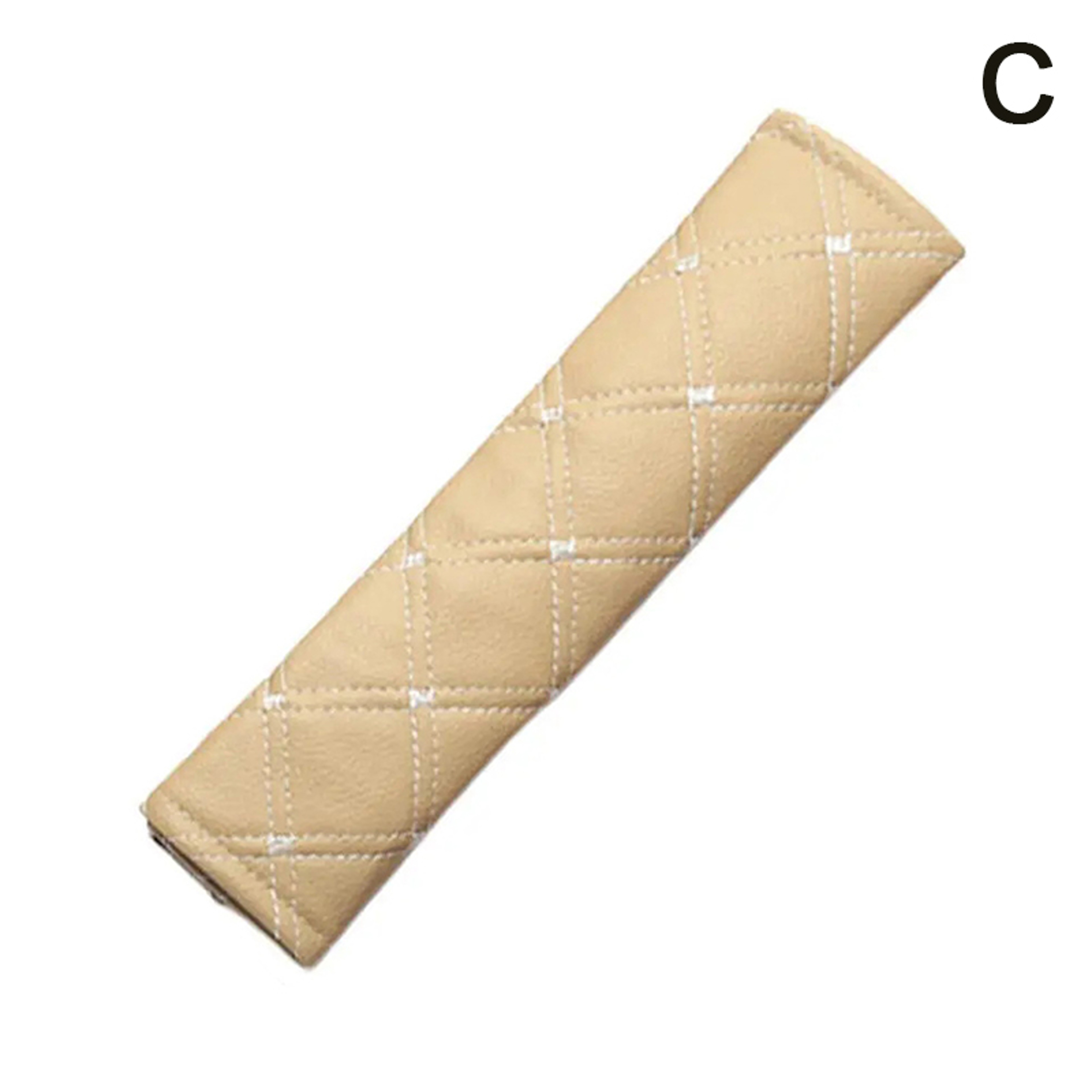 Leather Car Seat Belt Cover Soft Shoulder Pad Breathable Seat Belt Cushion For Comfort 7
