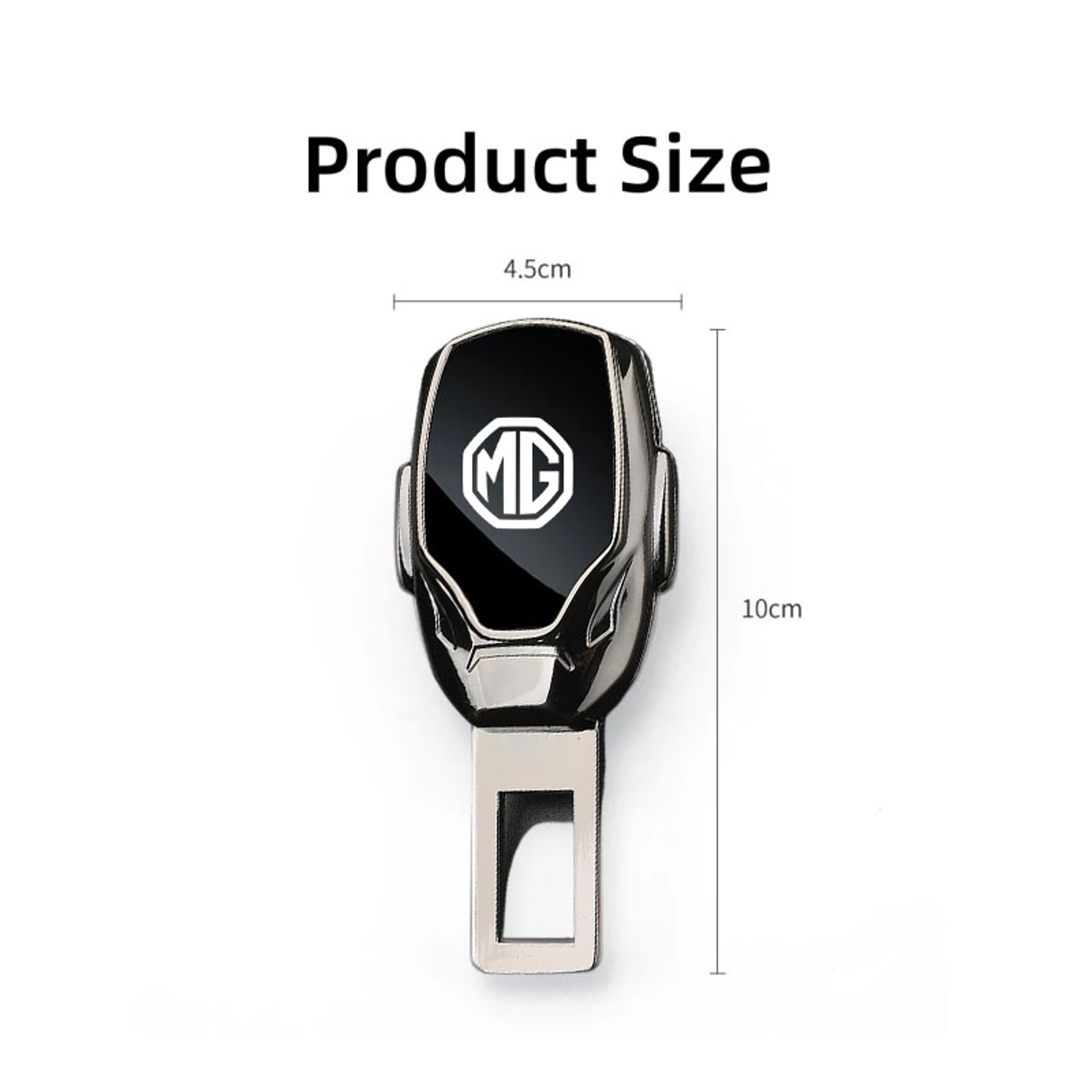 Metal Car Seat Belt Extender Clip For Secure Buckle Extension 4