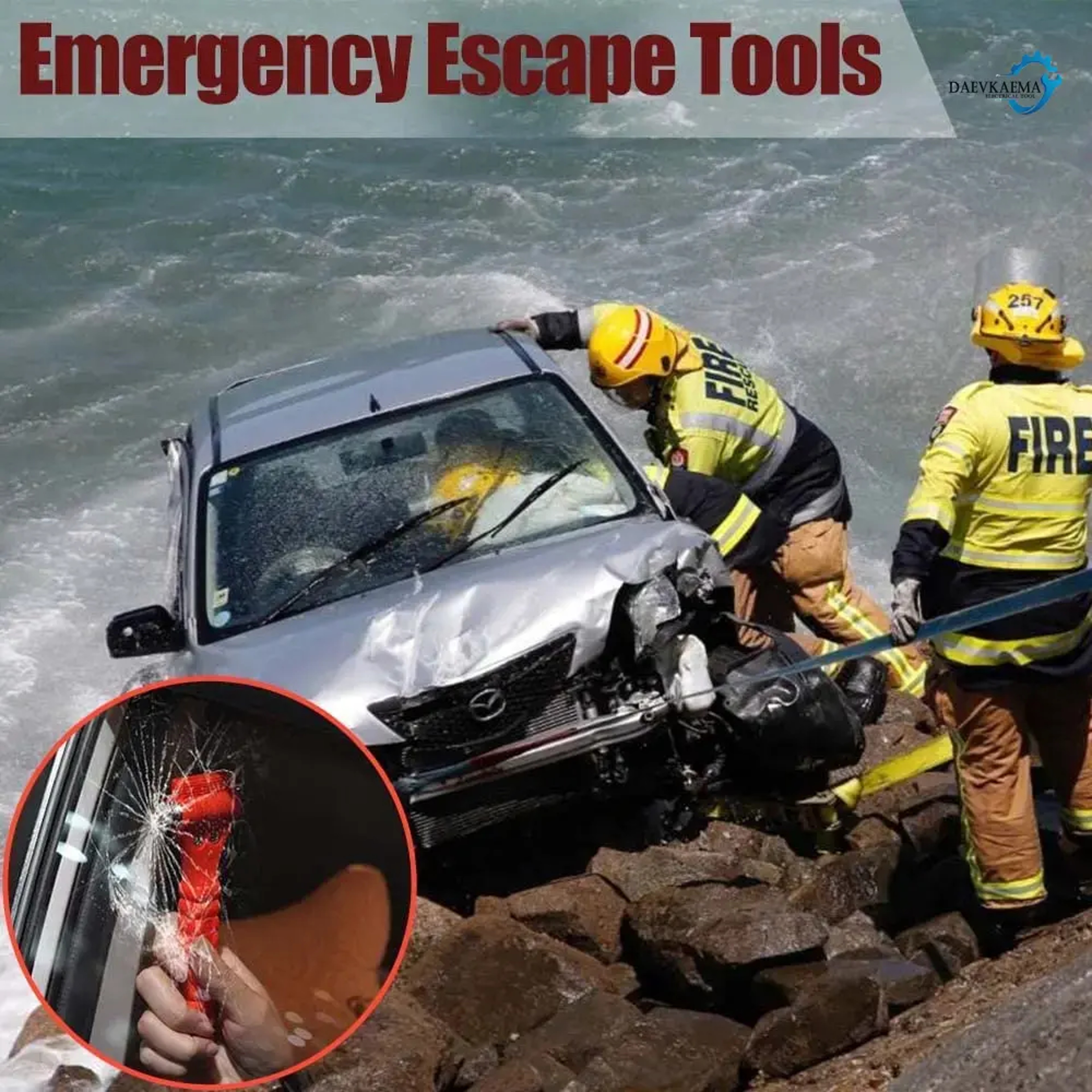 Car Emergency Escape Tool Safety Hammer Window Breaker For Vehicle Emergency Rescue 6