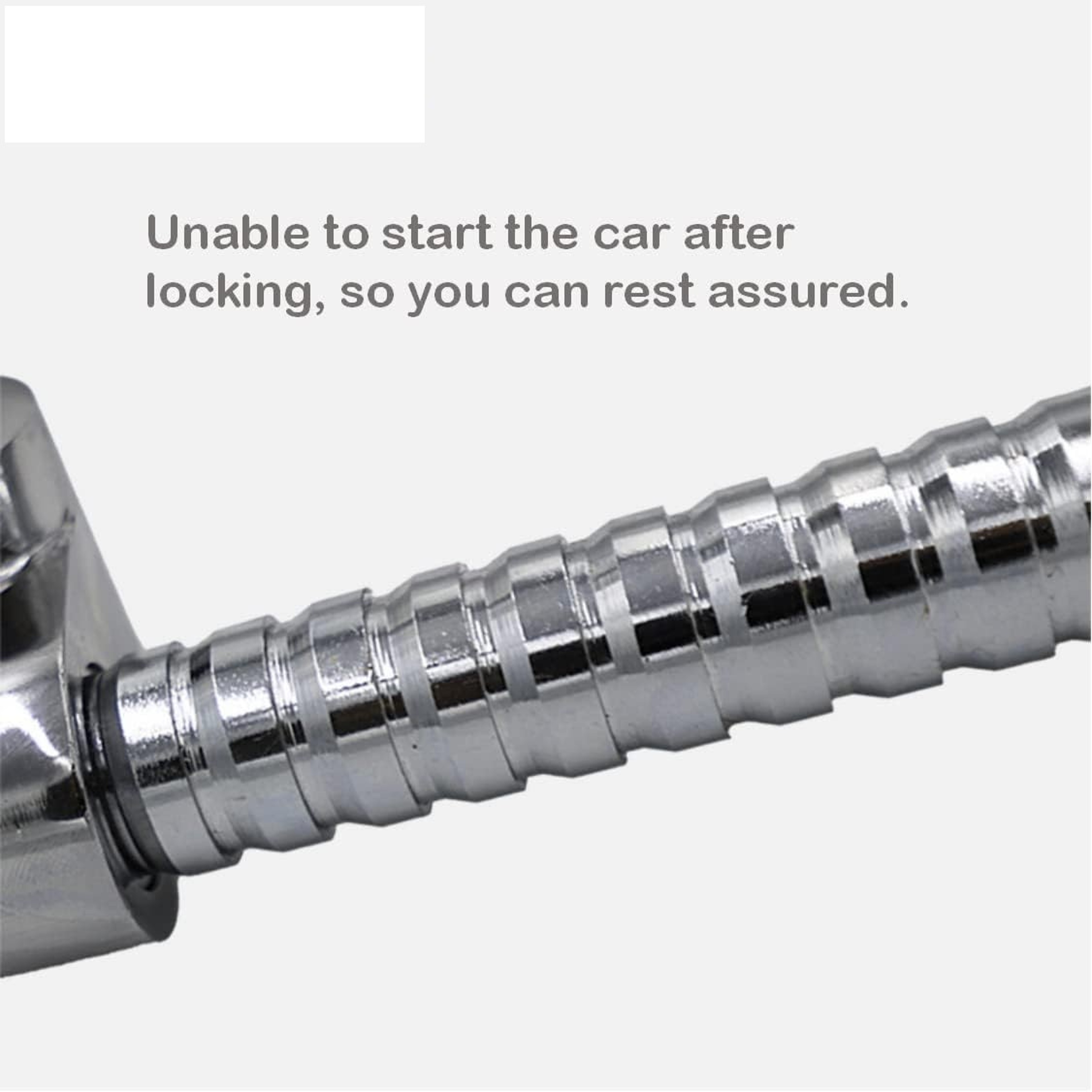Car Steering Wheel Lock Retractable Anti Theft Lock for Cars SUVs Vans with Pedal Lock Design – view 5